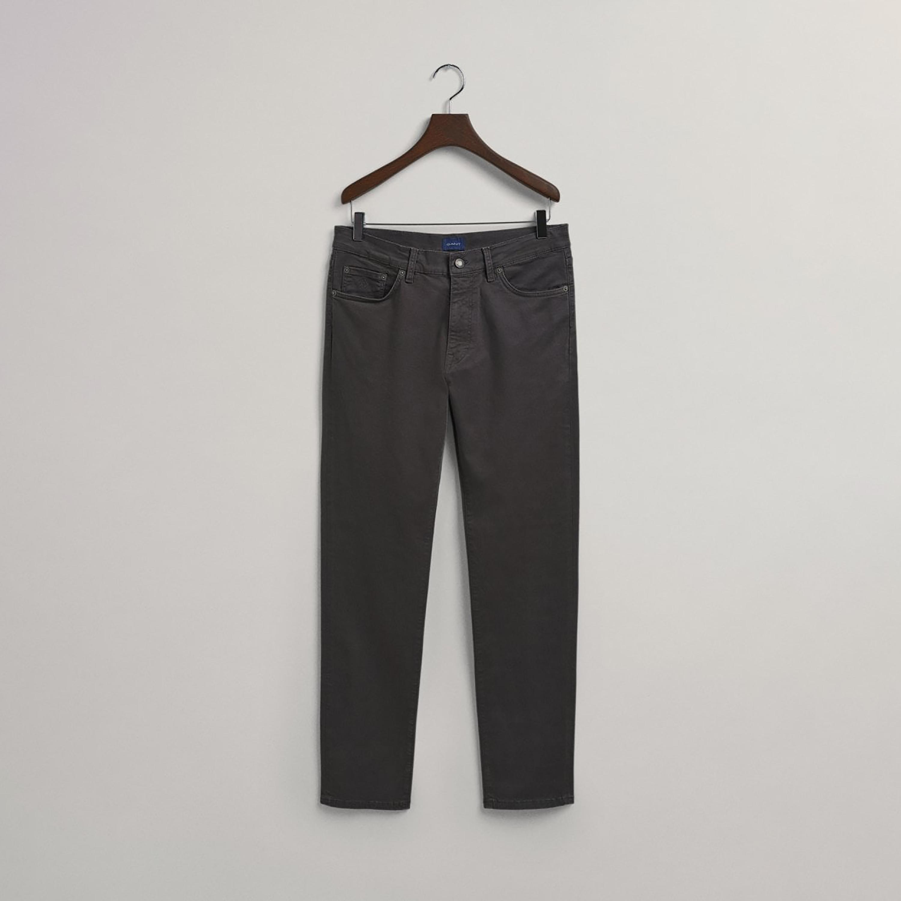 Gant Straight Fit Mid-Rise Jeans with 5 Pockets Inseam 32-men-clothing-bottoms-jeans-image-1