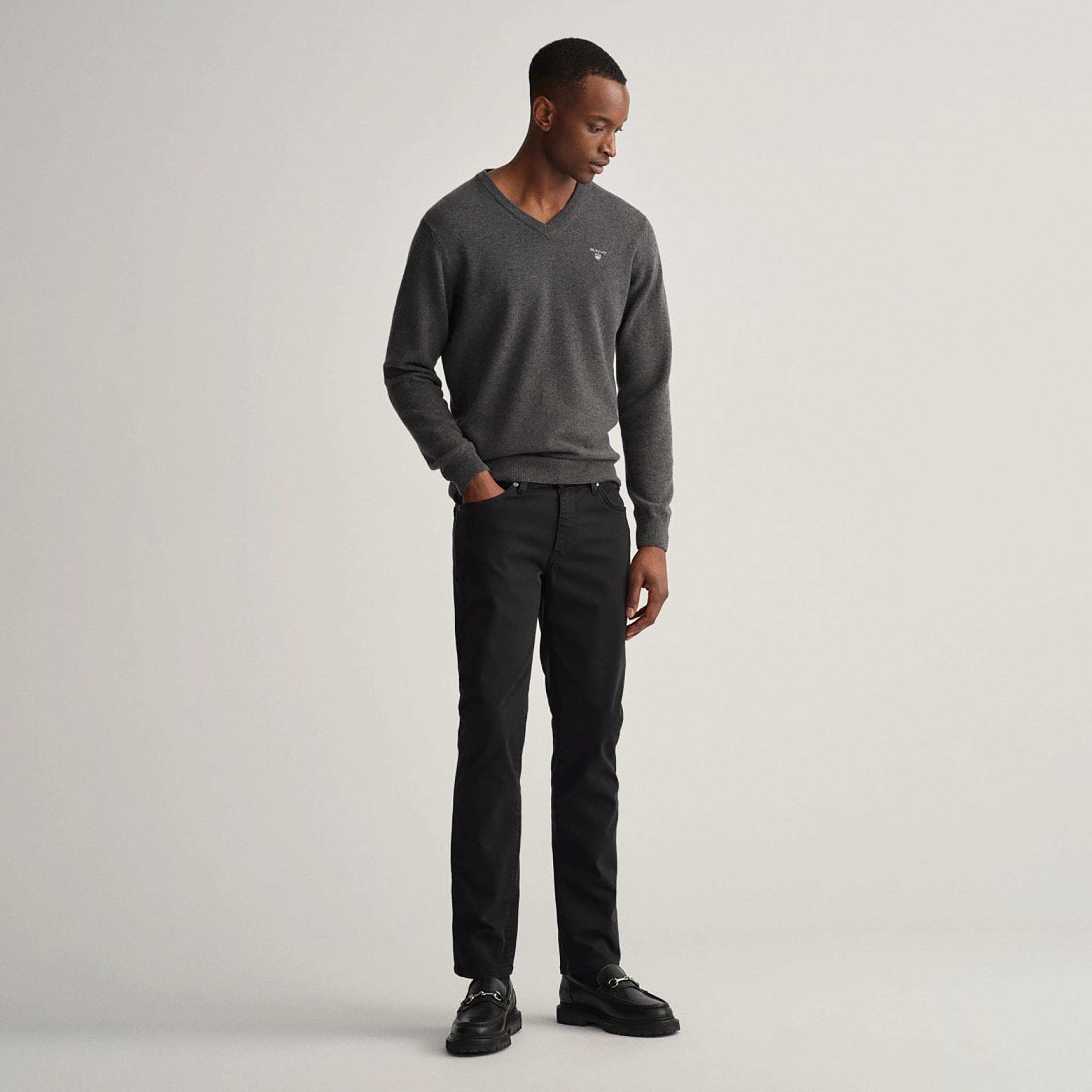 جينز جانت مستقيم صالح متوسط الارتفاع مع 5 جيوب-men-clothing-bottoms-jeans-image-2