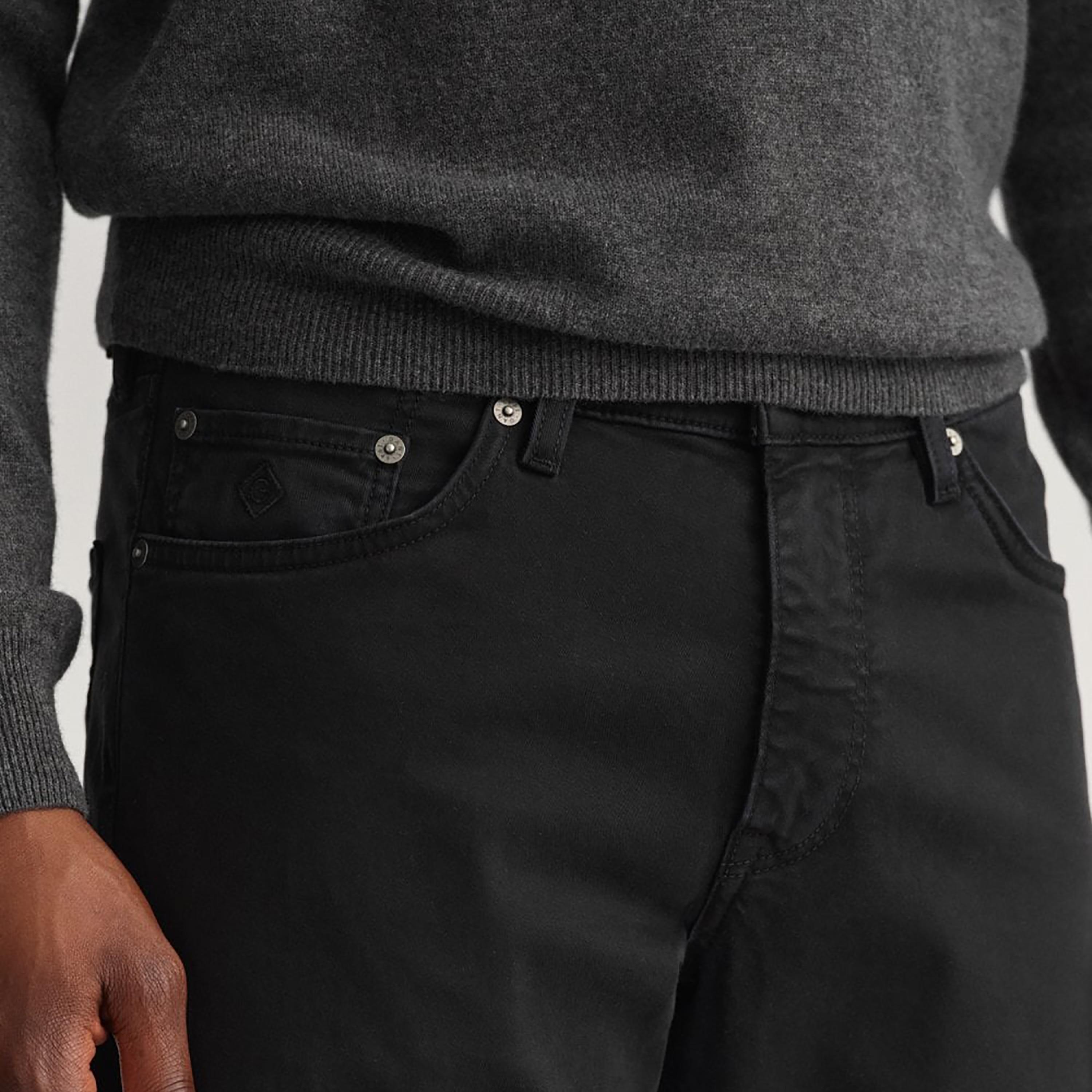 Gant Straight Fit Mid-Rise Jeans with 5 Pockets-men-clothing-bottoms-jeans-image-3