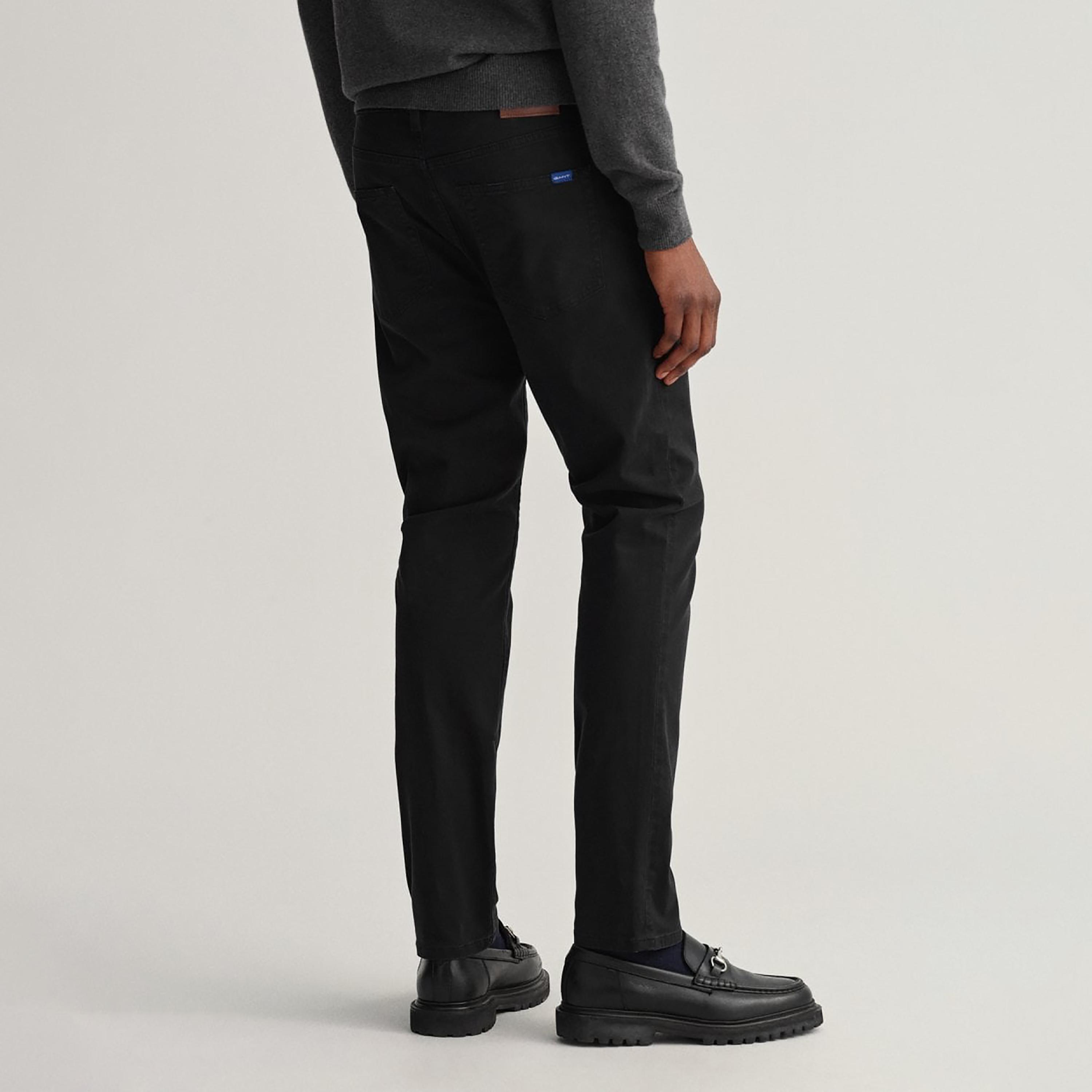 Gant Straight Fit Mid-Rise Jeans with 5 Pockets-men-clothing-bottoms-jeans-image-4