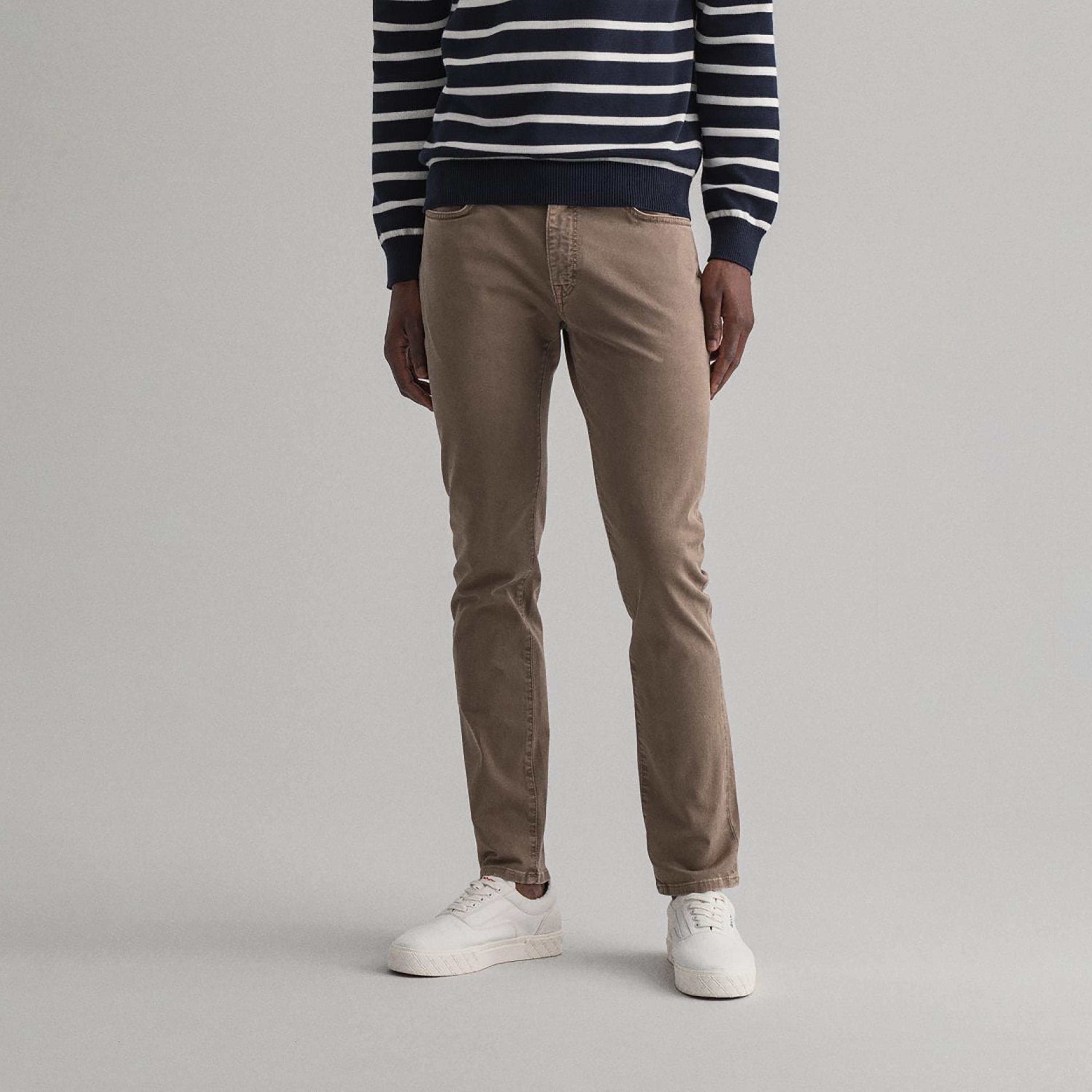 Gant Straight Fit Mid-Rise Jeans with 5 Pockets-men-clothing-bottoms-jeans-image-1