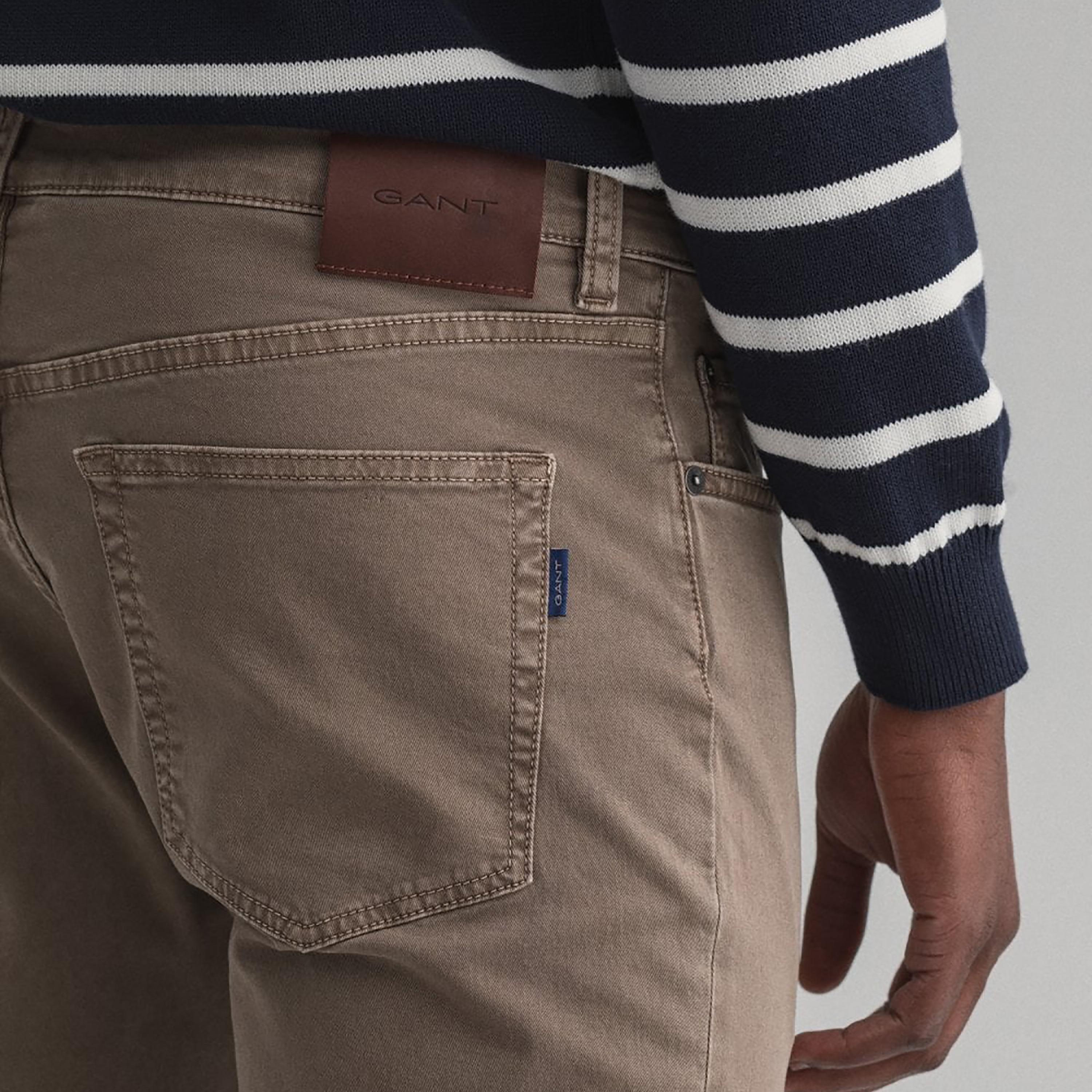 Gant Straight Fit Mid-Rise Jeans with 5 Pockets-men-clothing-bottoms-jeans-image-3