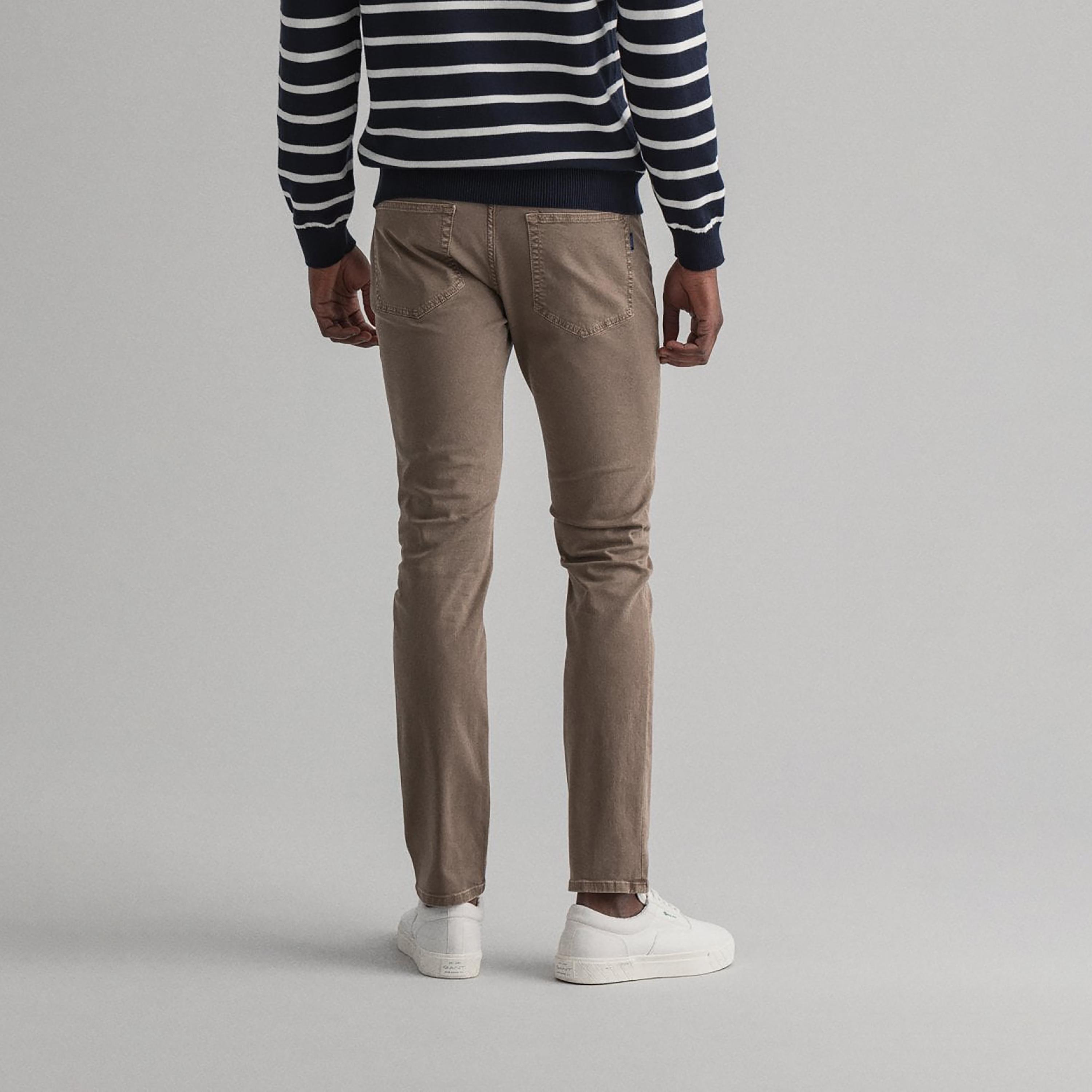 Gant Straight Fit Mid-Rise Jeans with 5 Pockets-men-clothing-bottoms-jeans-image-4