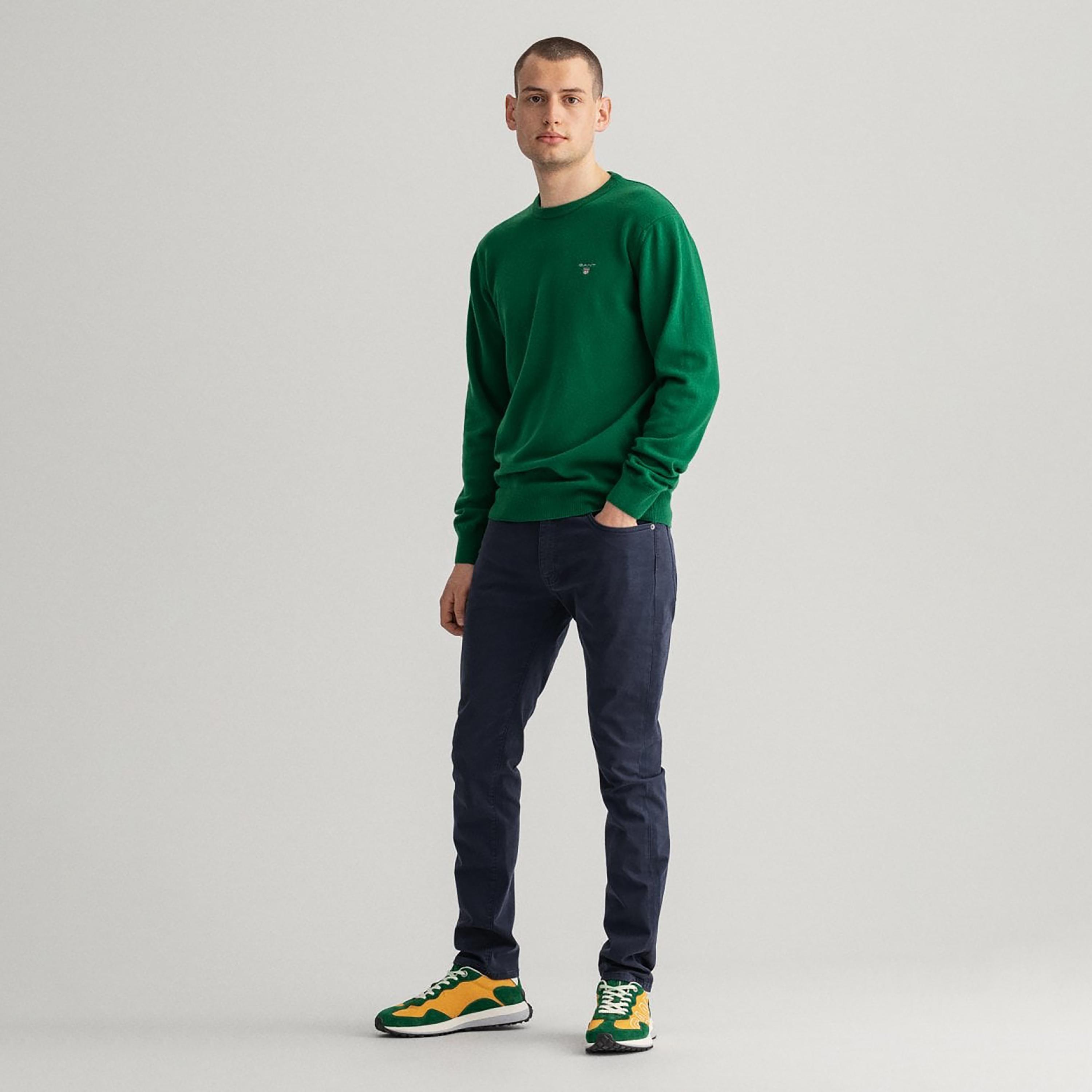 جينز جانت مستقيم صالح متوسط الارتفاع مع 5 جيوب-men-clothing-bottoms-jeans-image-2