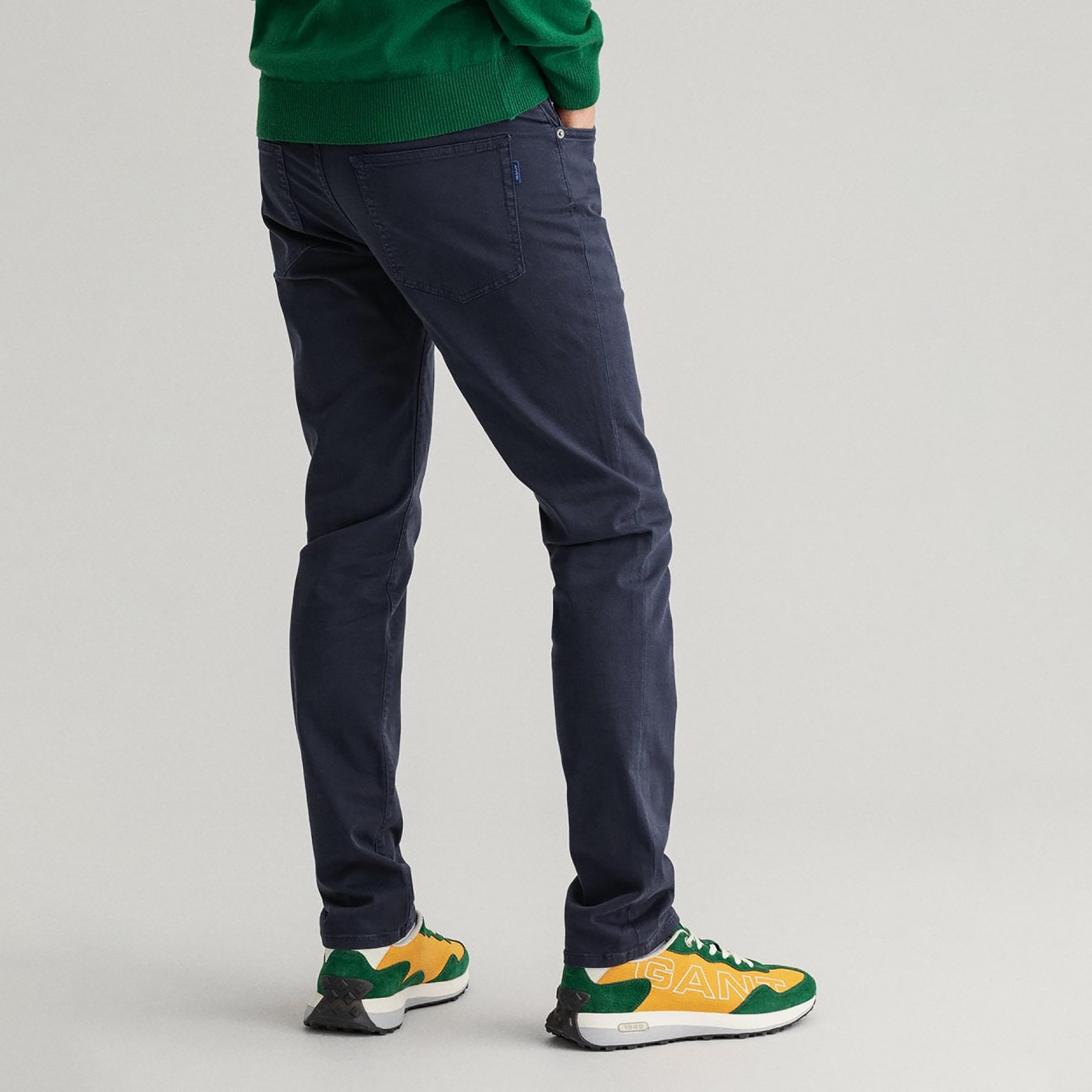 جينز جانت مستقيم صالح متوسط الارتفاع مع 5 جيوب-men-clothing-bottoms-jeans-image-4