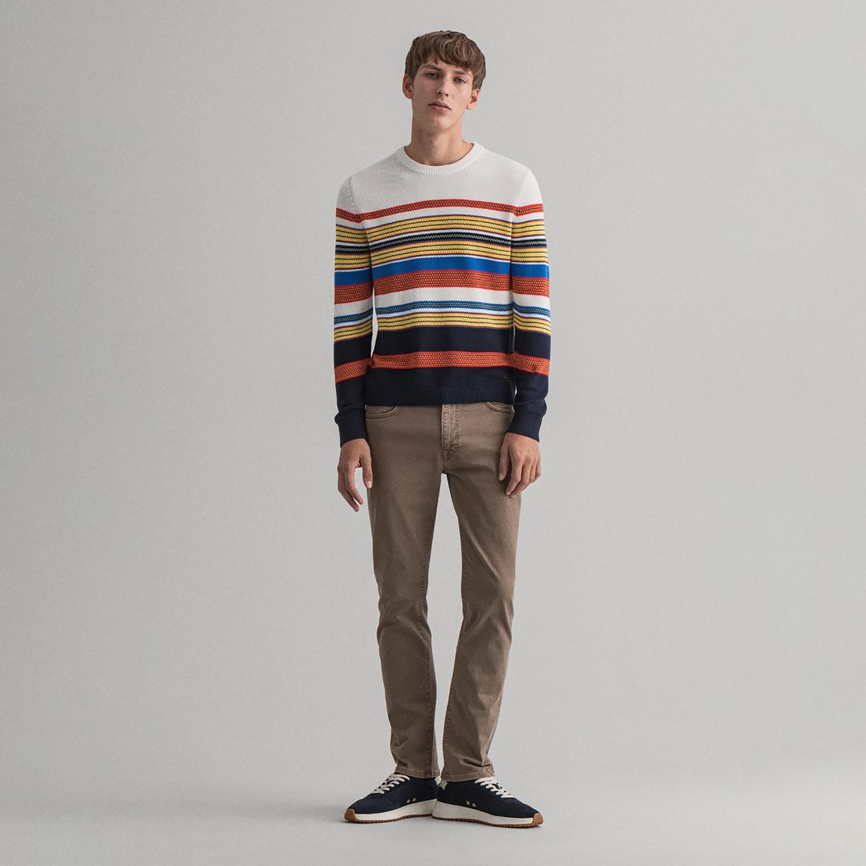 Gant Straight Fit Mid-Rise Jeans with 5 Pockets-men-clothing-bottoms-jeans-image-2