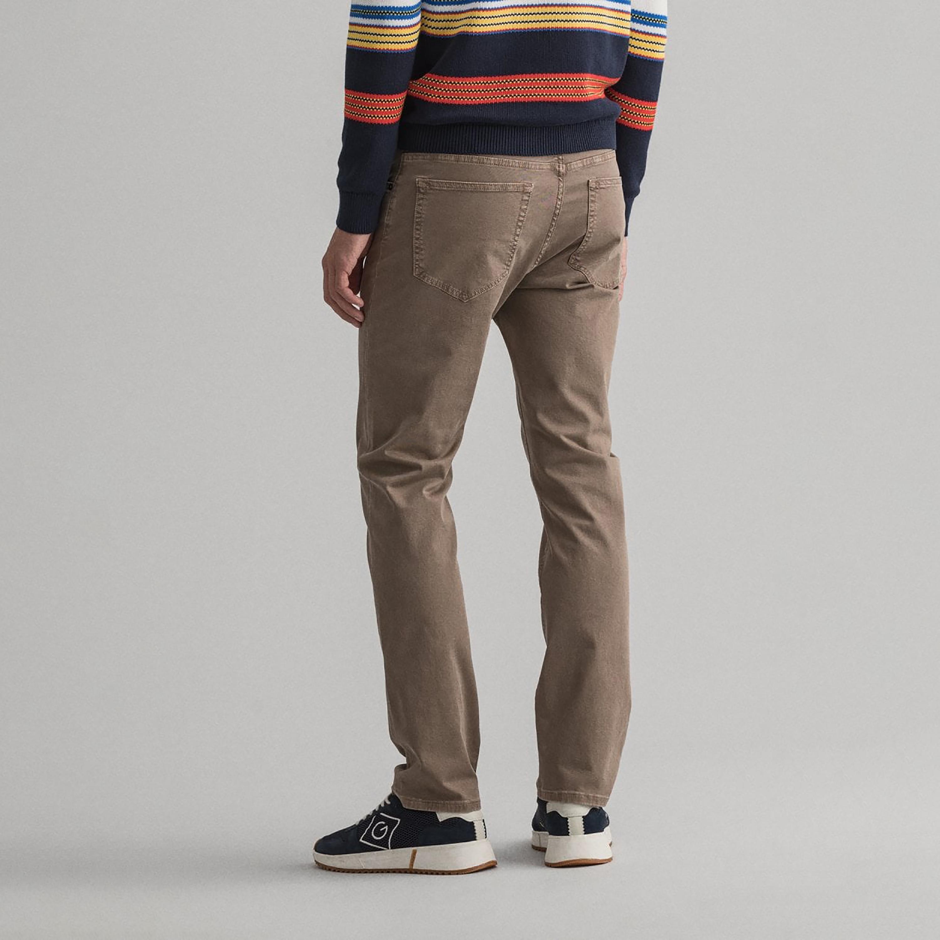 Gant Straight Fit Mid-Rise Jeans with 5 Pockets-men-clothing-bottoms-jeans-image-4