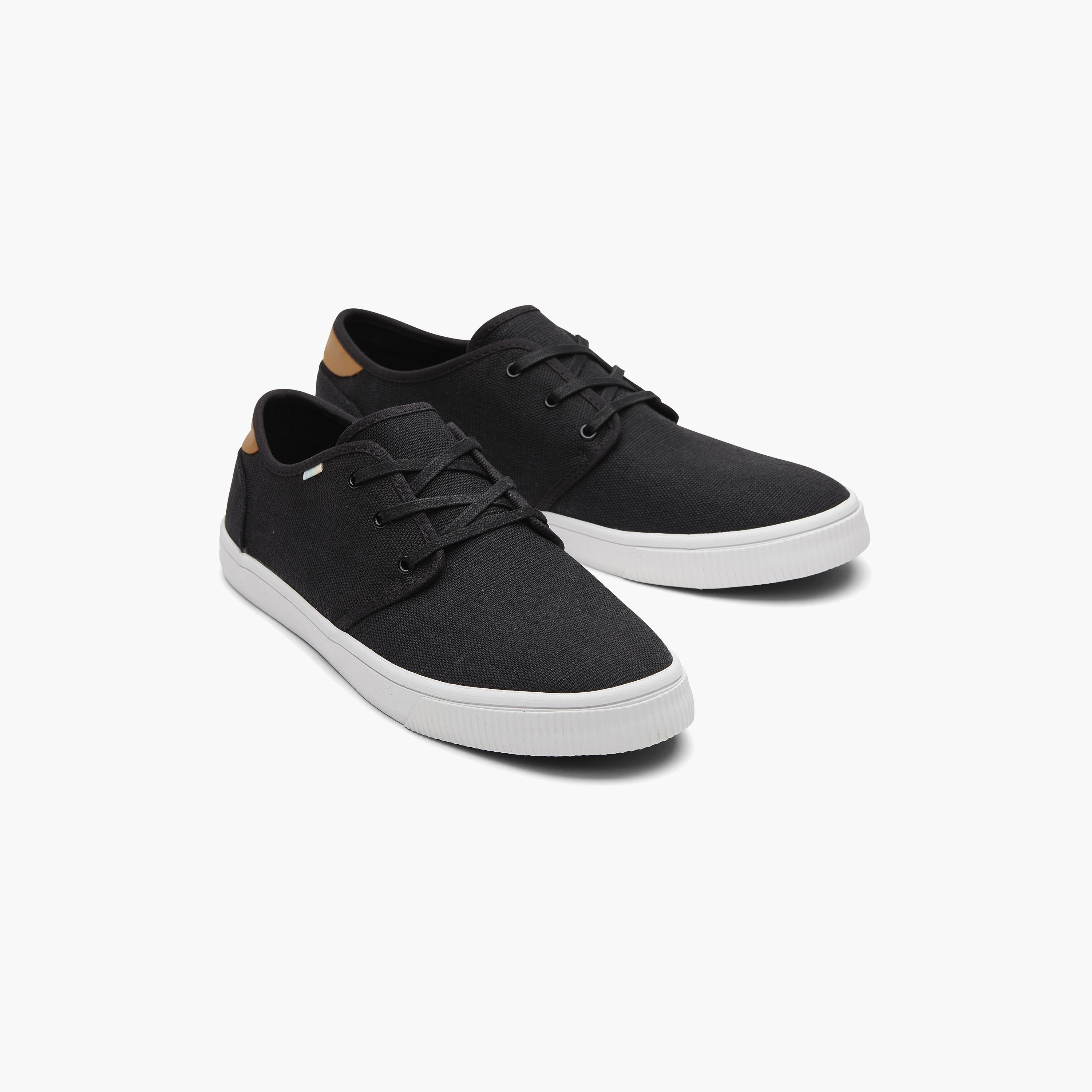 Buy Men s Toms Carlo Lace Up Canvas Low Top Sneakers Online Centrepoint UAE