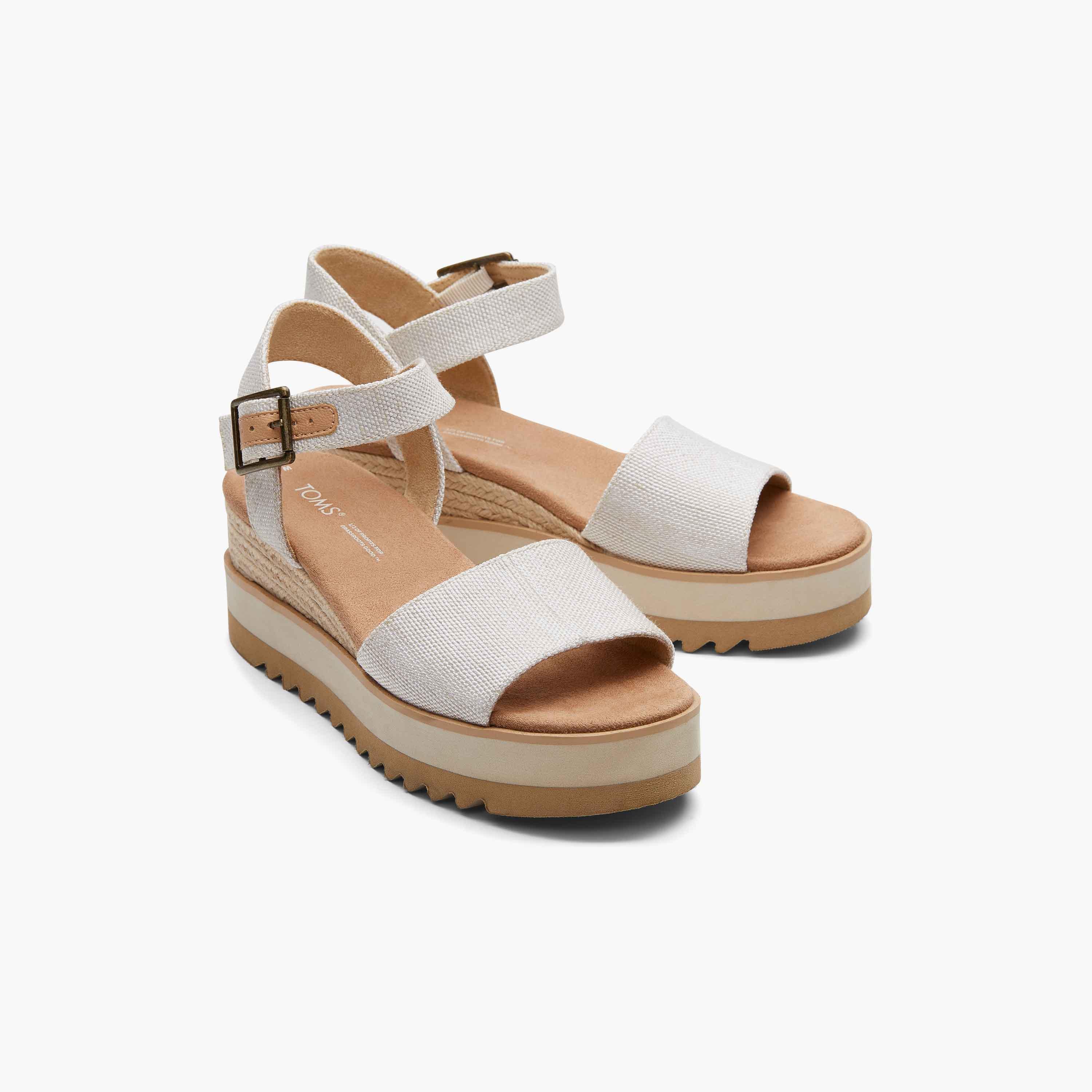Toms Diana Women's Wedge Heel Sandals with Buckle Closure-women-shoes-heels-image-1