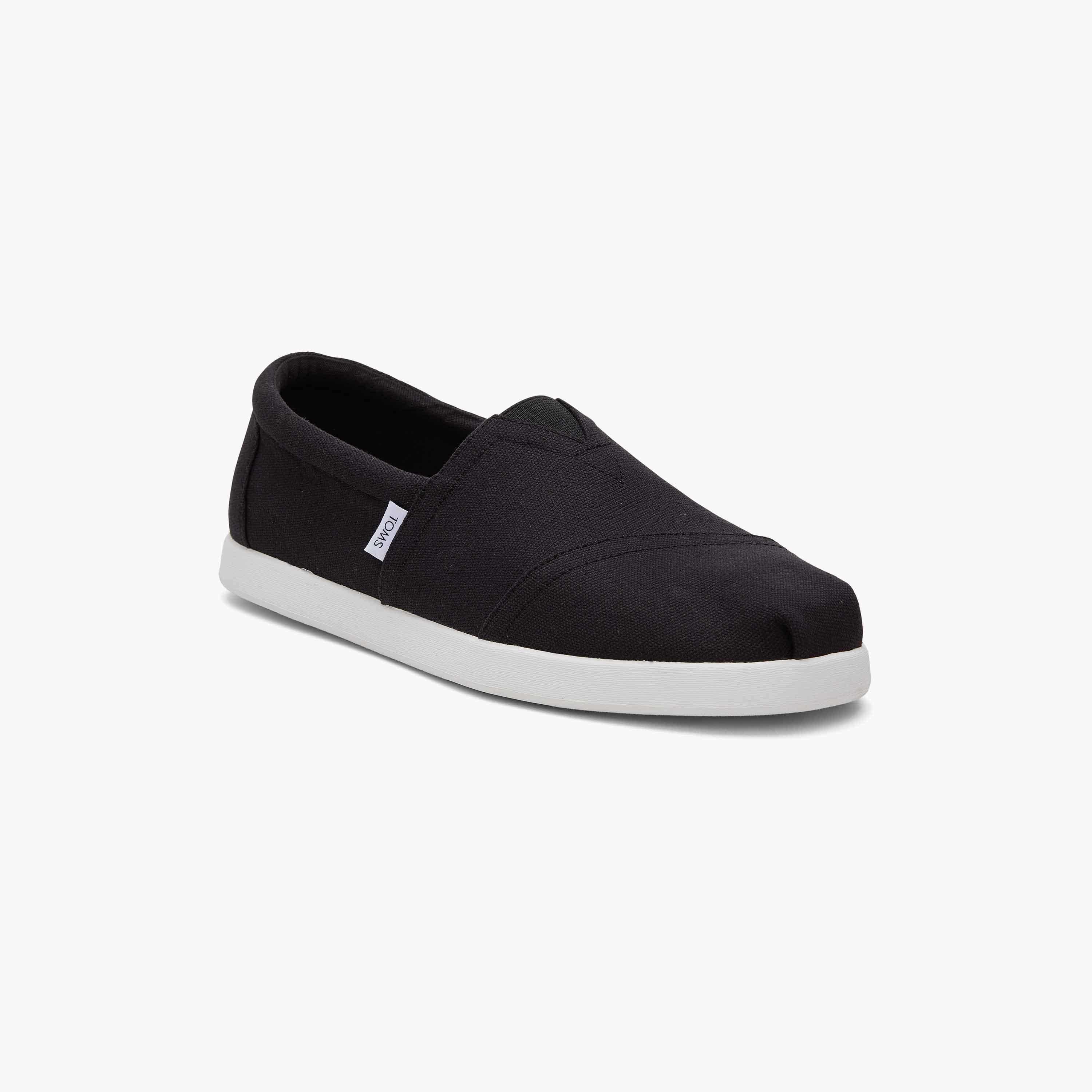 Toms ALP FWD Men's Textured Espadrilles with Embroidered Logo Detail -men-shoes-loafersandmoccasins-image-1