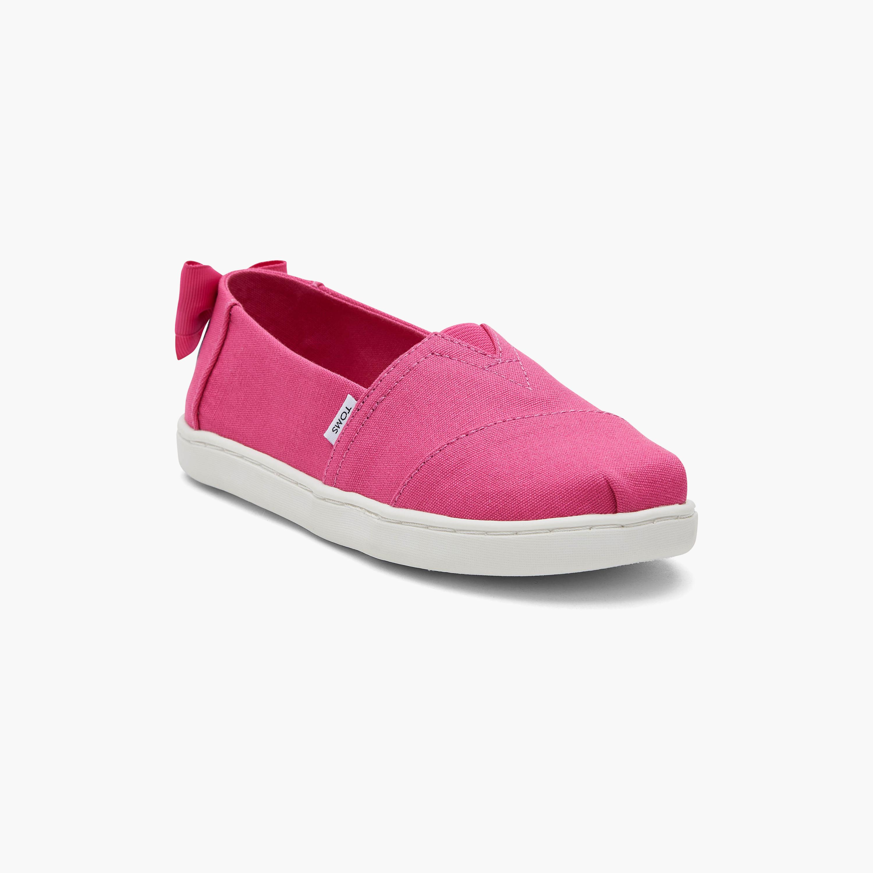 حذاء اسبادريل للأطفال من تومز البارجاتا بمنسوج مع مزين بفيونكة خلفية -girls-shoes-loafers-image-2