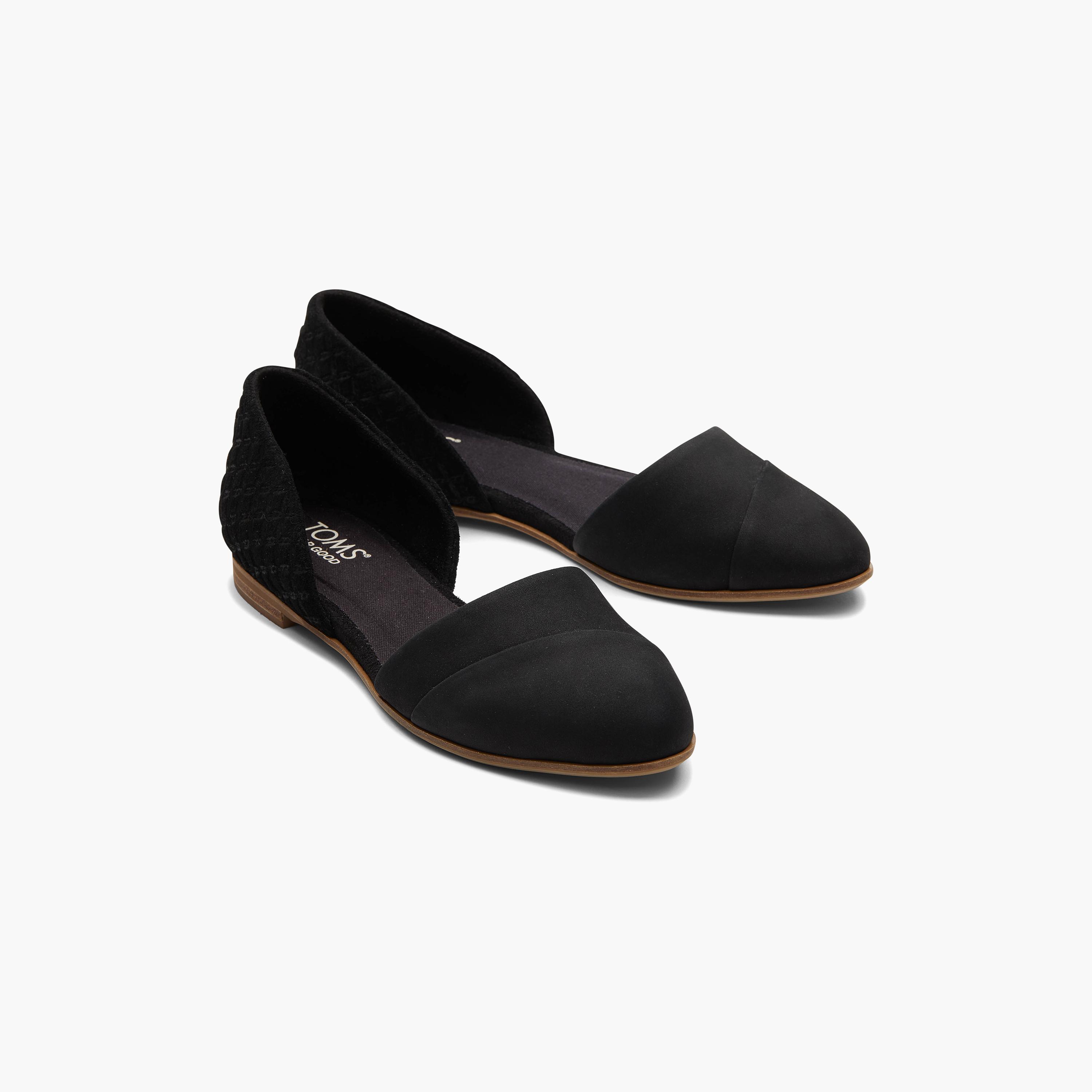 Toms jutti store suede flat