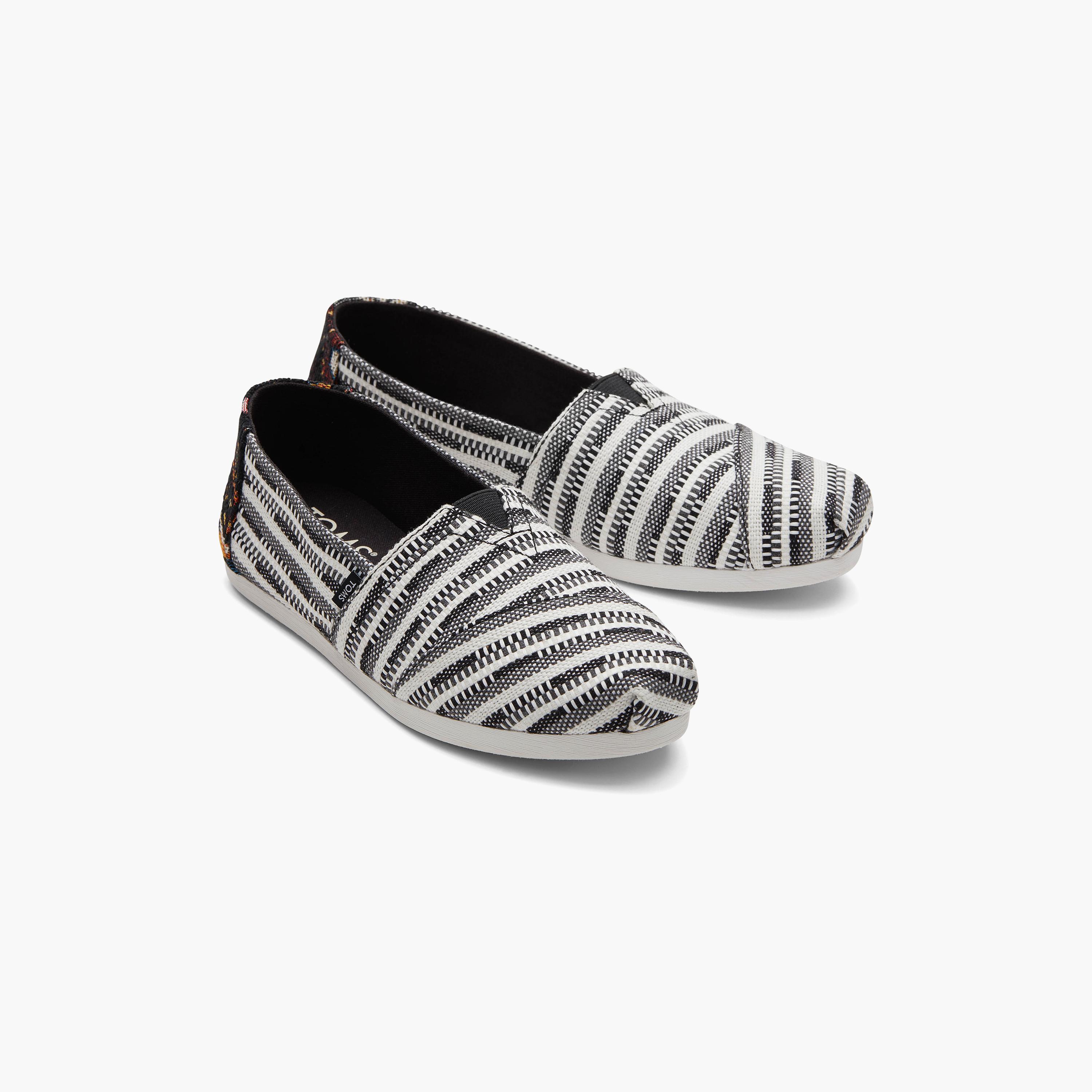 Toms on sale striped espadrilles