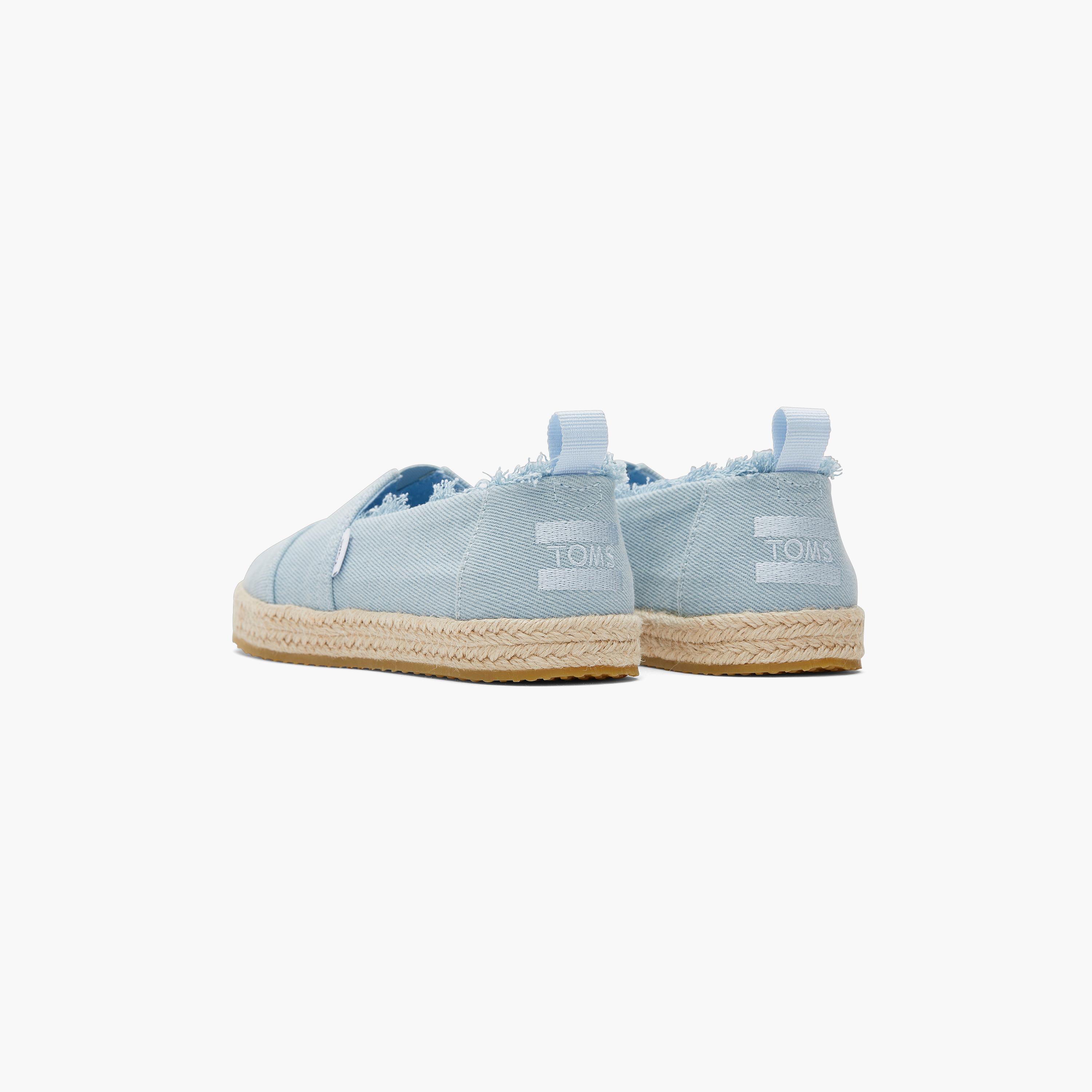 تومز- حذاء بناتي صيفي بلمسة نهائية من قماش الجينز المغسول | 10020625-girls-shoes-loafers-image-5