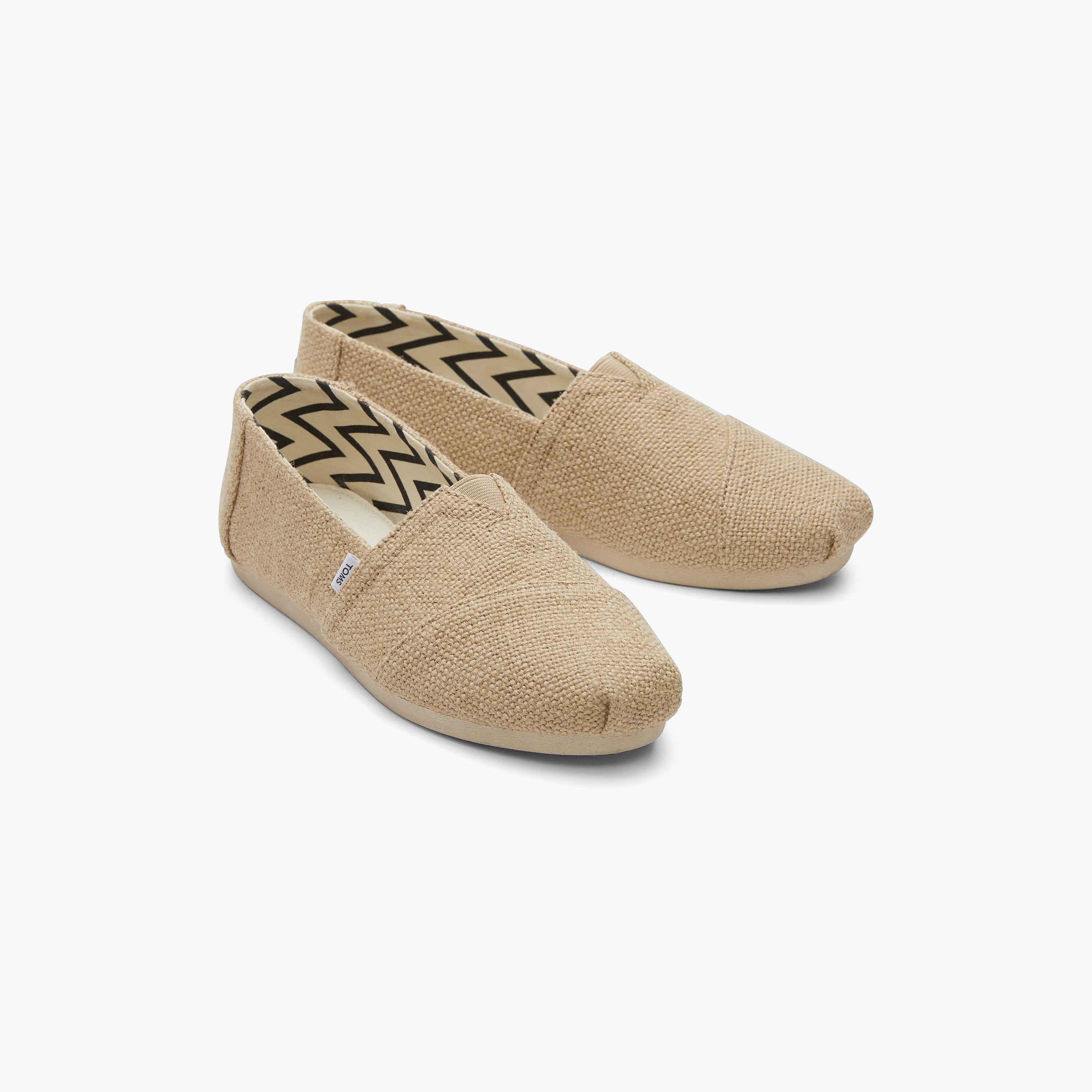 حذاء اسبادريل نسائي من تومز البارجاتا بمقدمة مستديرة من القماش-women-shoes-loafersandmoccasins-image-1
