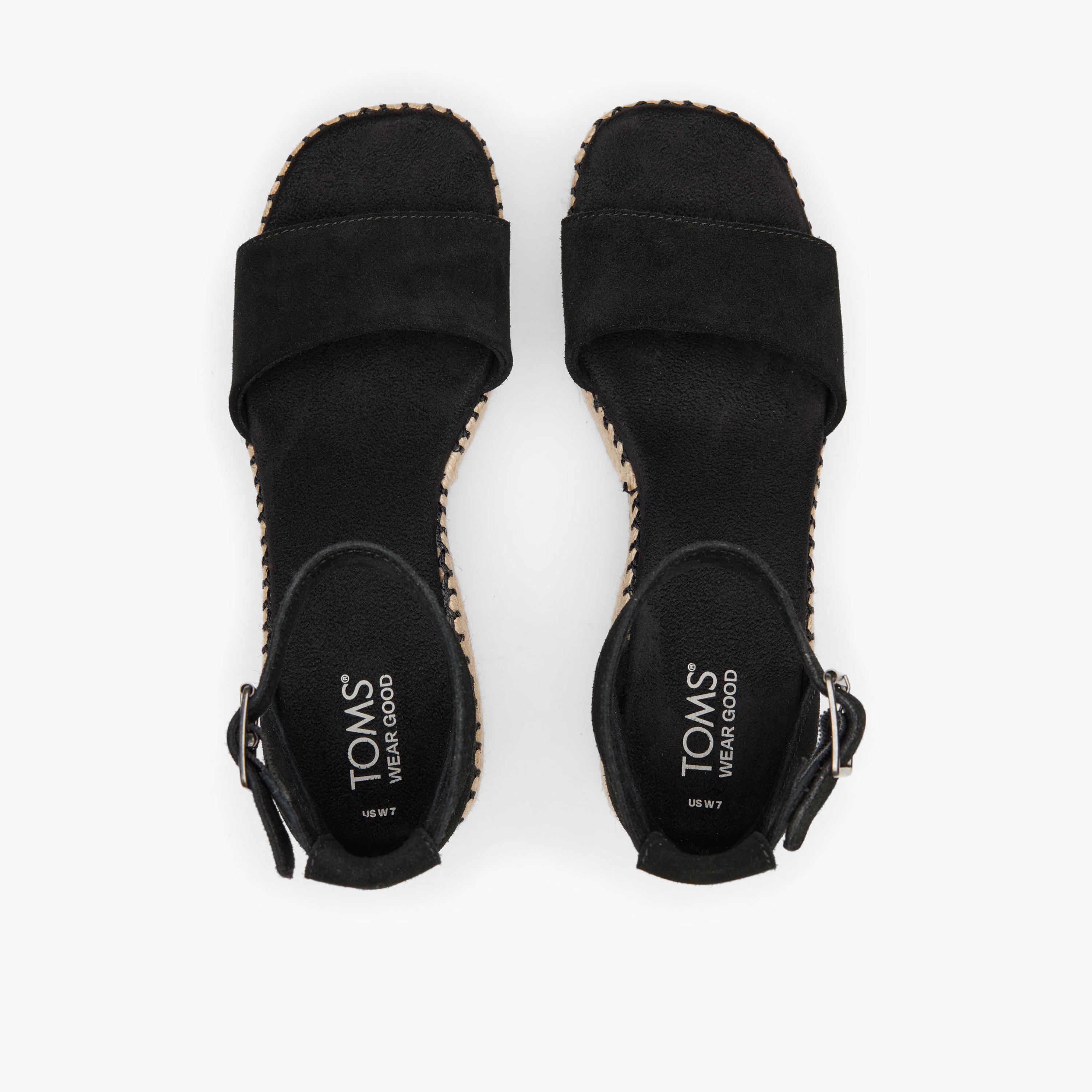 Toms Women's Buckle Laila Wedge Strap Sandals | 10020745-women-shoes-heels-image-5