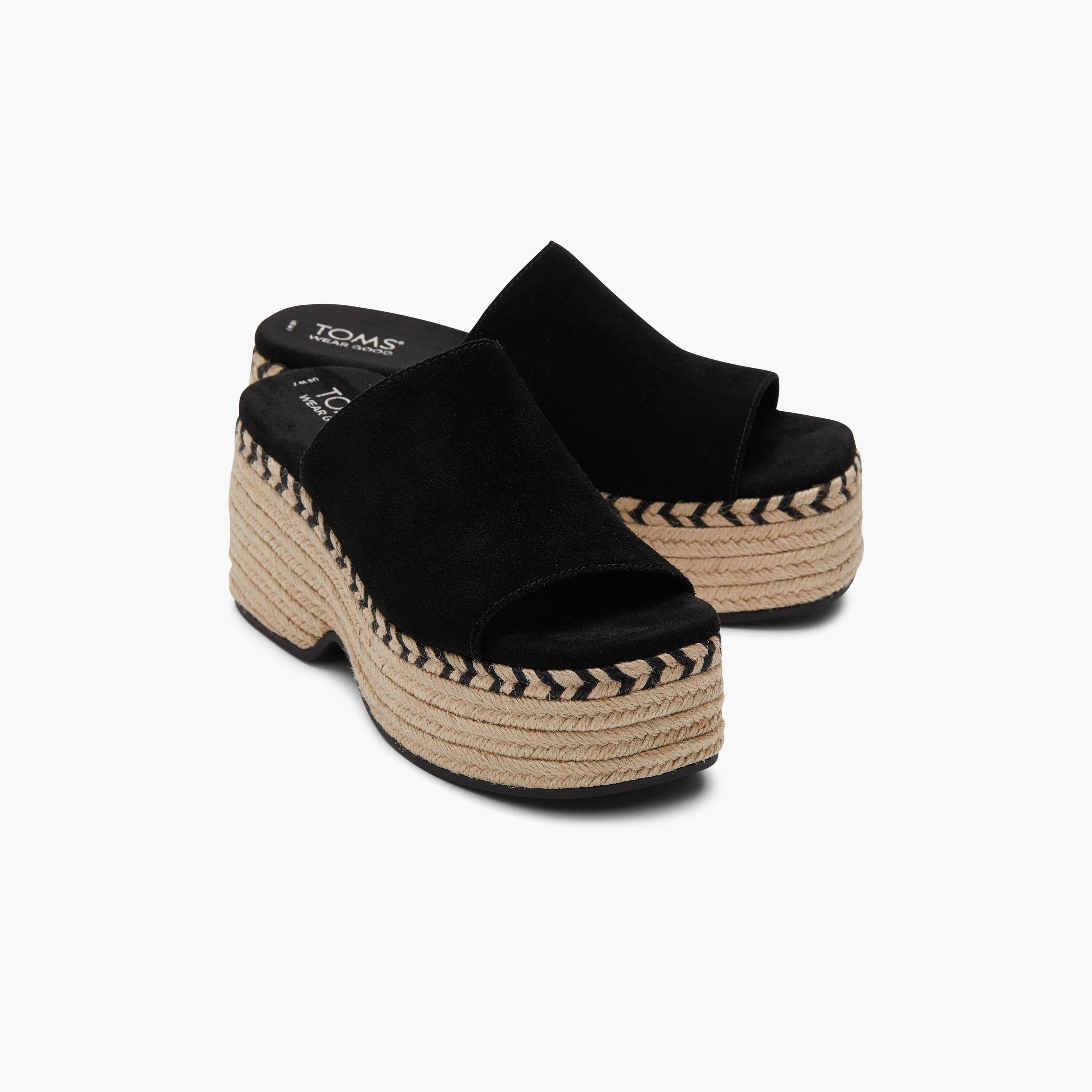 تومز- صندل ليلا ويدج سهل الارتداء للنساء | 10020762-women-shoes-heels-image-1