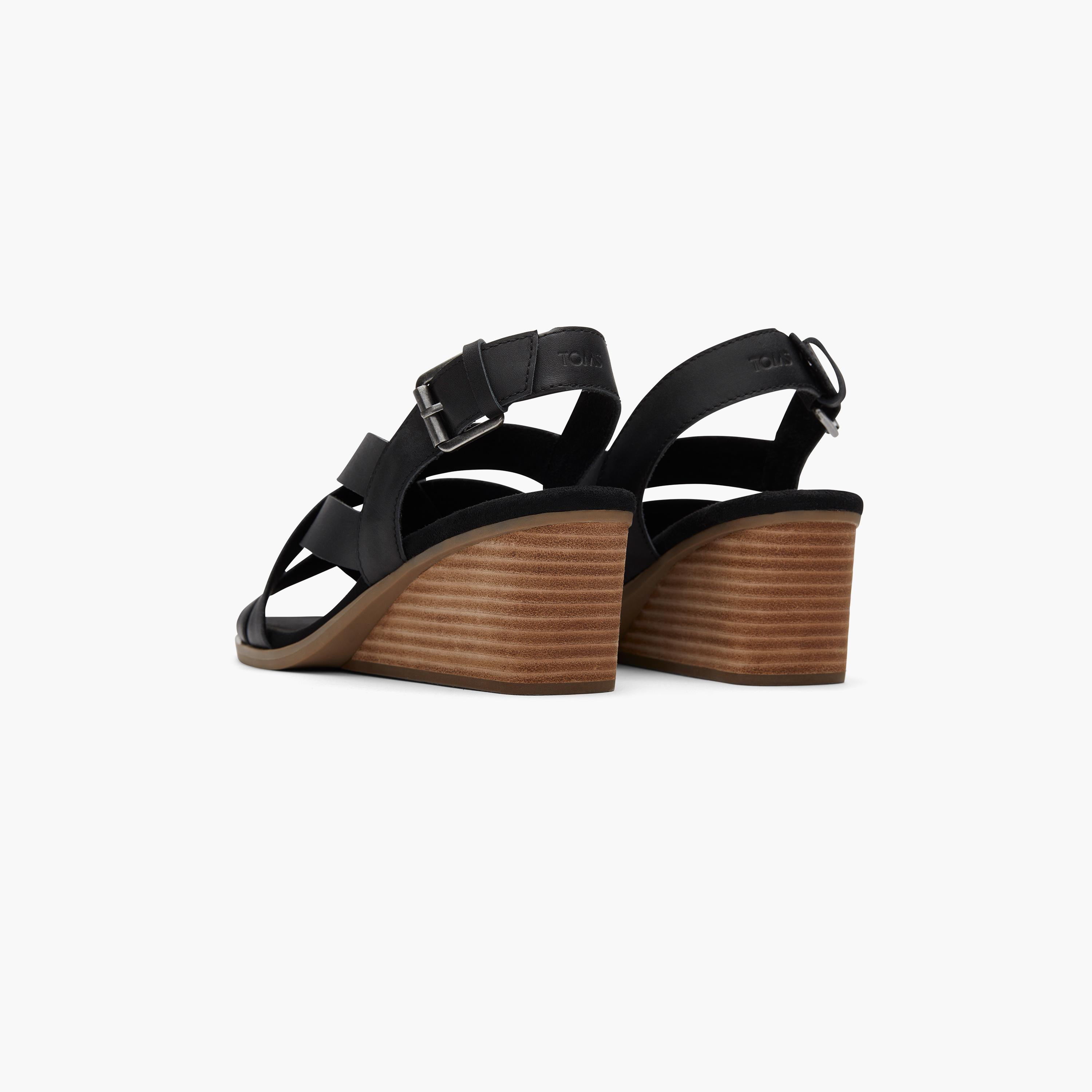 تومز- صندل غريسي ويدج بحزام وإبزيم للنساء | 10020778-women-shoes-heels-image-2
