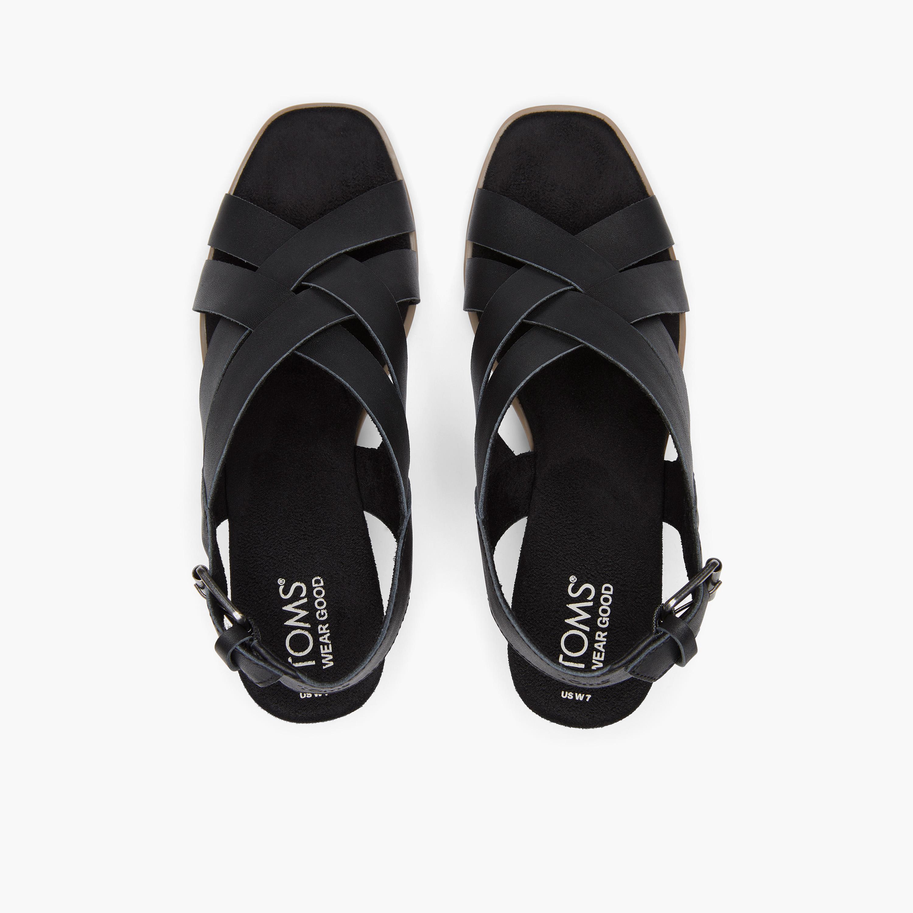 تومز- صندل غريسي ويدج بحزام وإبزيم للنساء | 10020778-women-shoes-heels-image-5