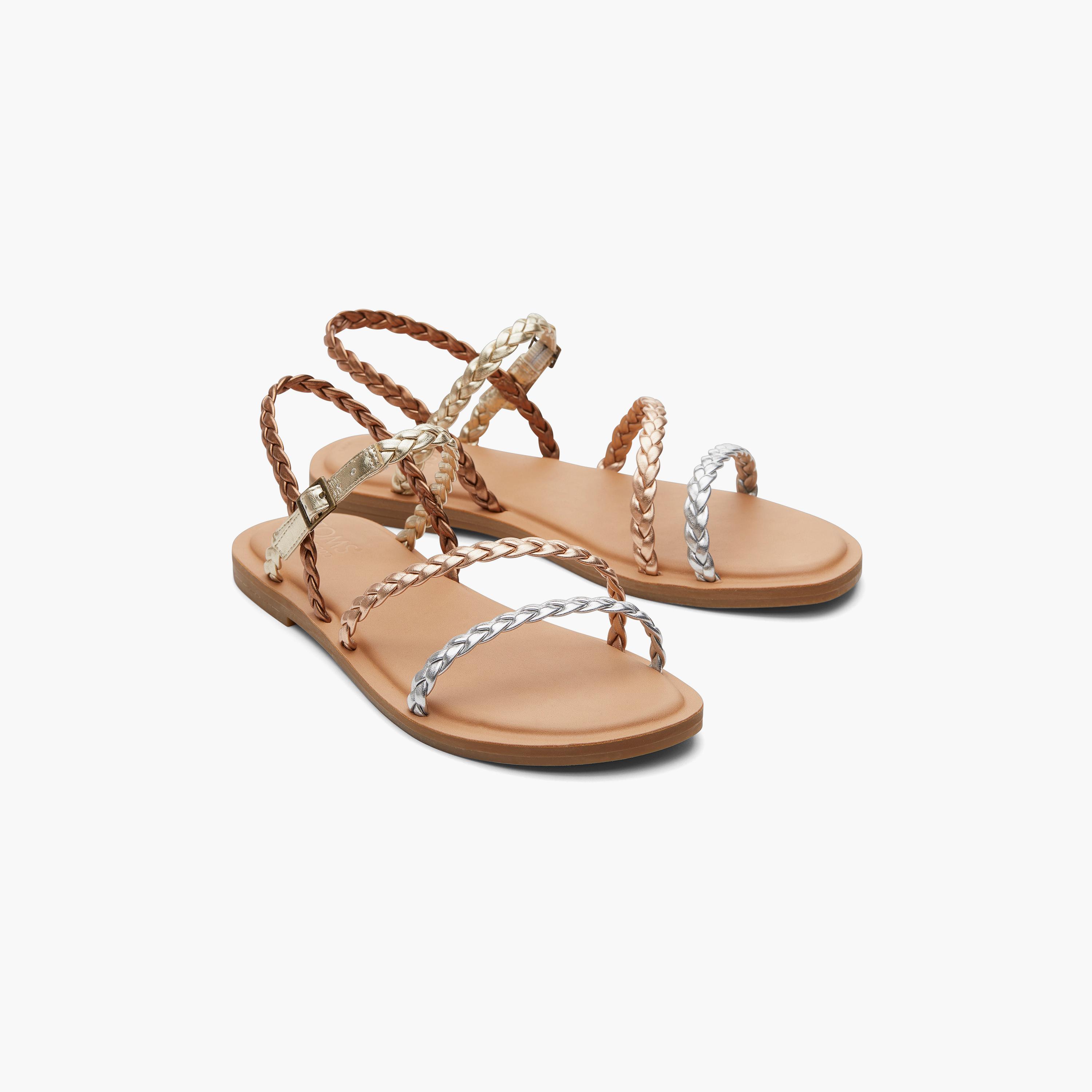 تومز- صندل كيرا بحزام وإبزيم للنساء | 10020821-T-women-shoes-sandals-flats-image-1