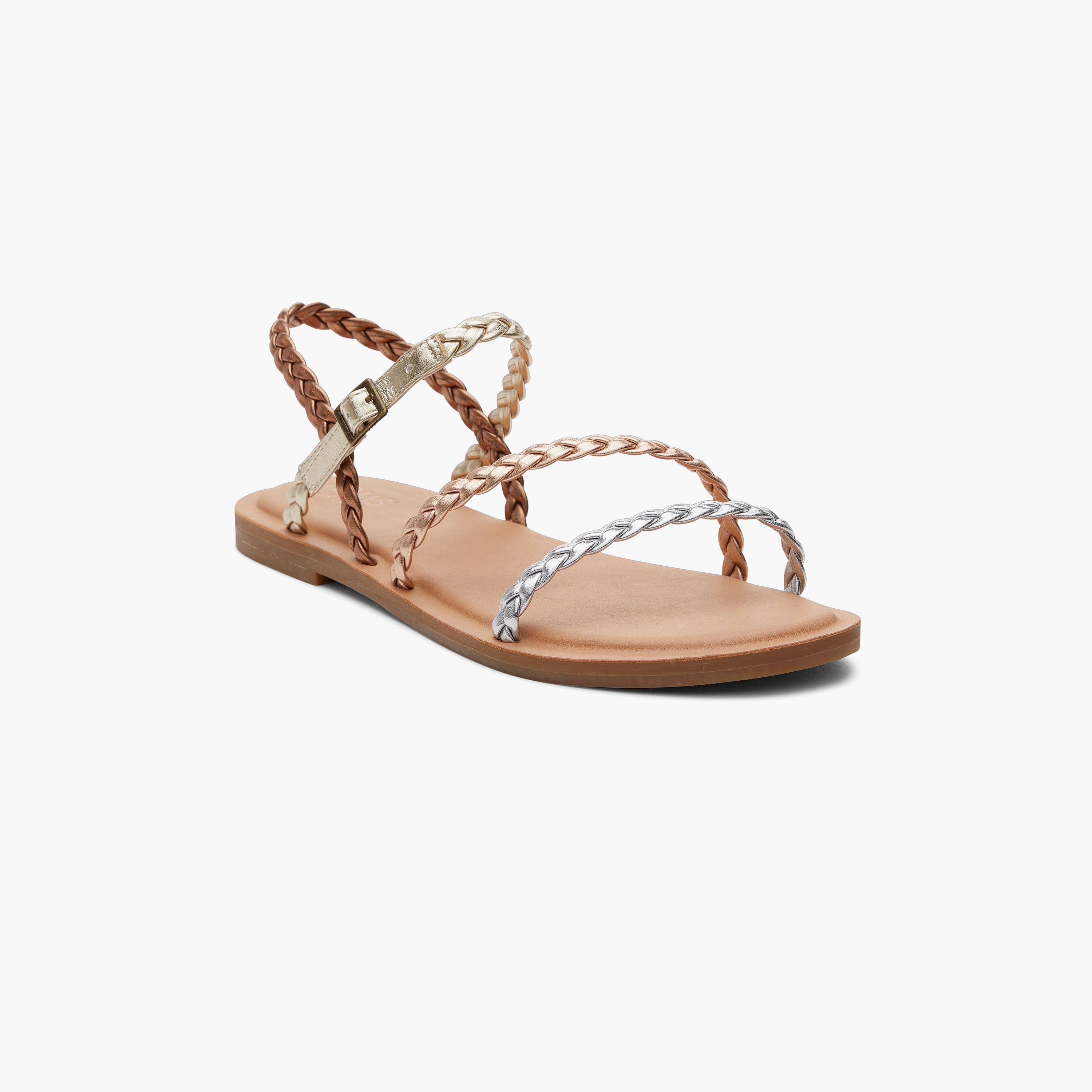 تومز- صندل كيرا بحزام وإبزيم للنساء | 10020821-T-women-shoes-sandals-flats-image-4
