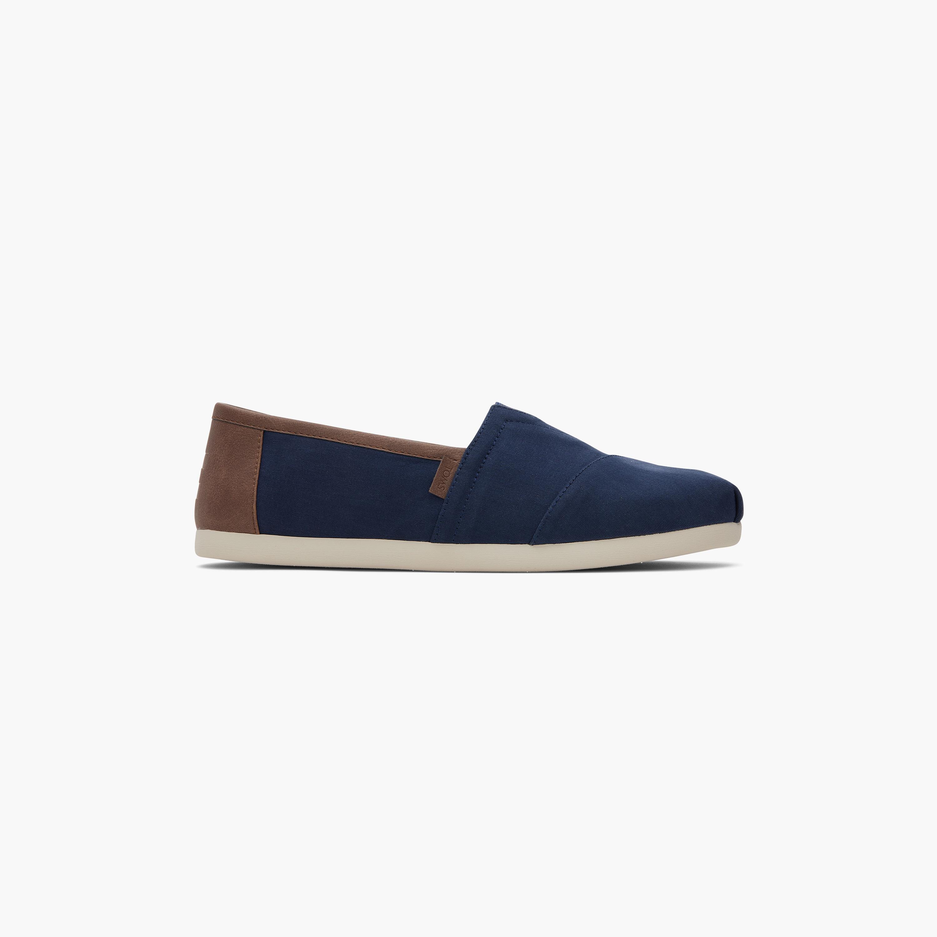 Toms Men's Brushed Twill Tan Synthetic Trim Alpargata Espadrilles 10020866-men-shoes-loafersandmoccasins-image-2