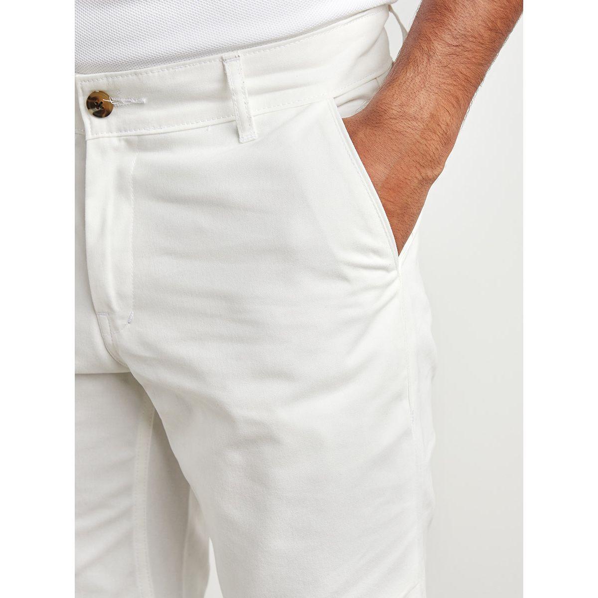 Styli Slim Fit Plain Chinos with Biker Detail-men-clothing-bottoms-trousersandchinos-chinos-image-5