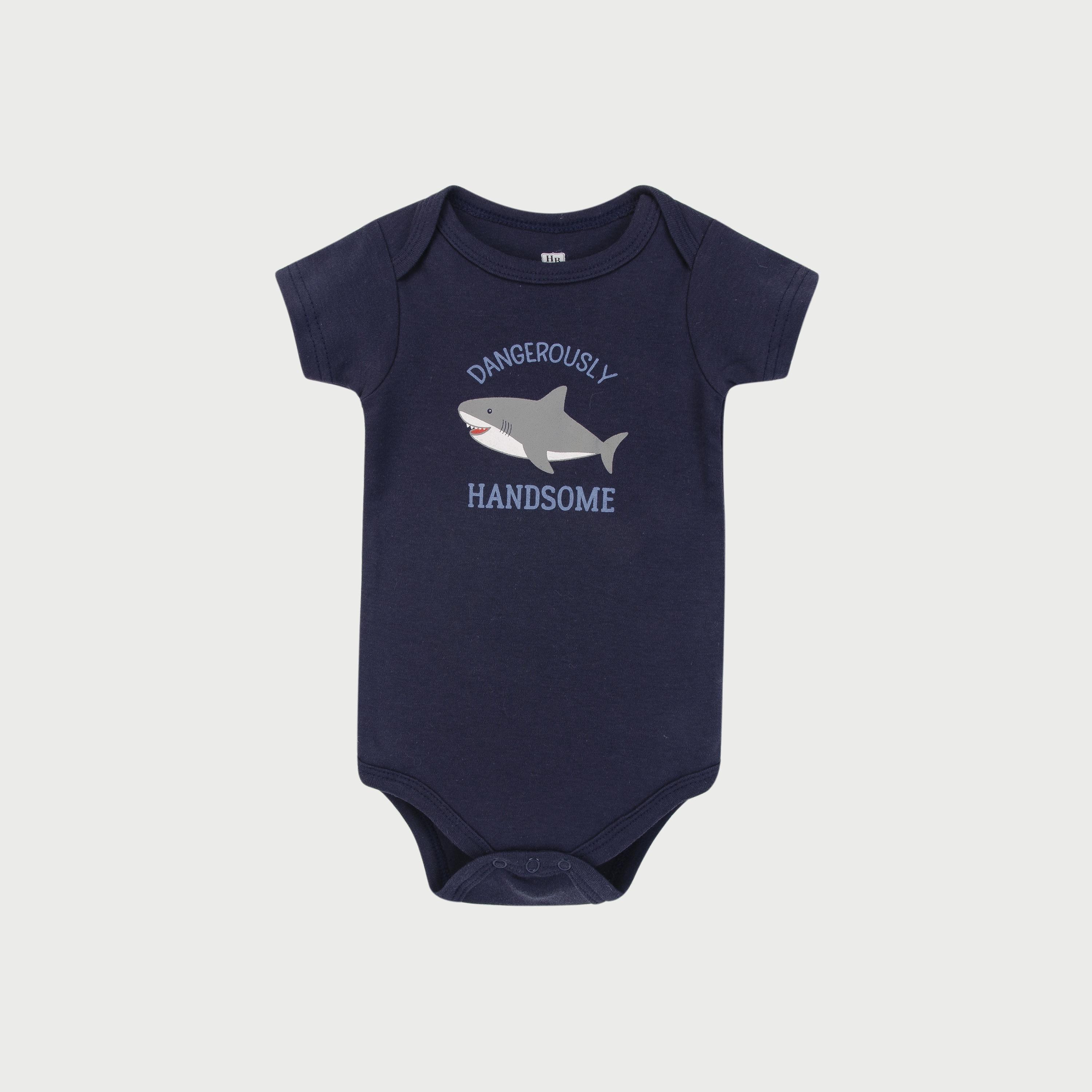 Hudson Baby Layette Set 3-Piece Sharks-baby-boys-clothing-rompers-image-3