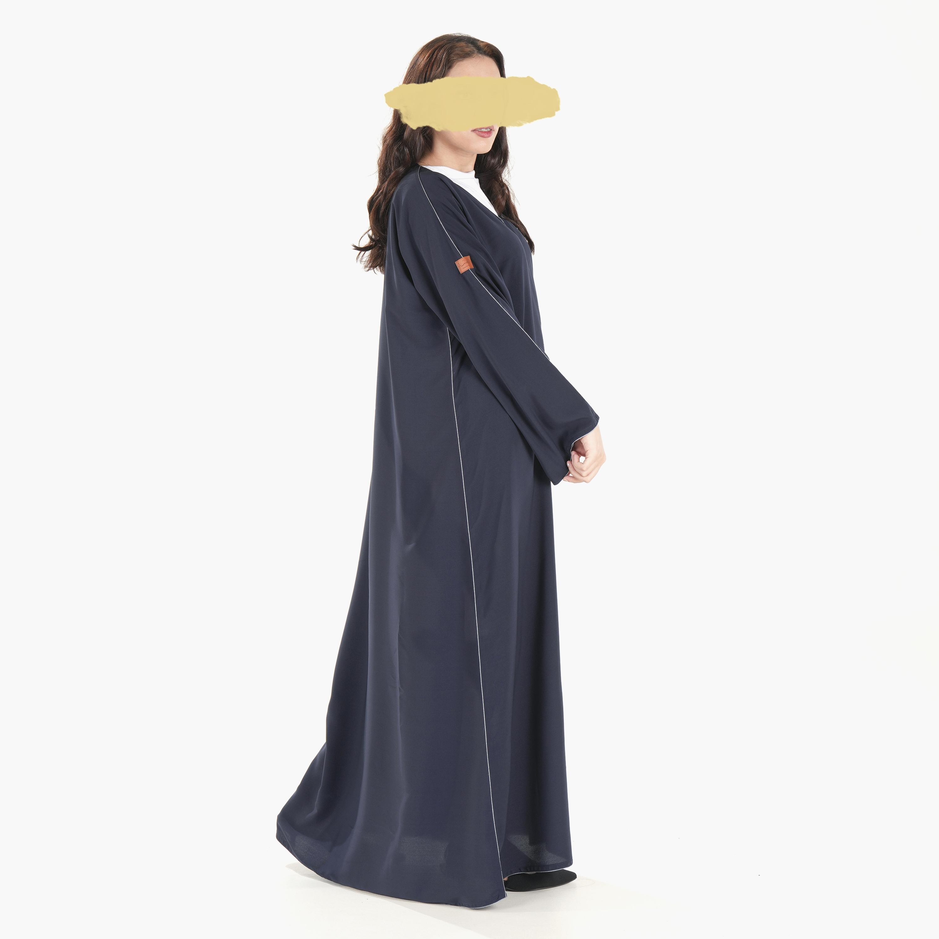 Ramshaa Piping Detail Abaya with Hijab-women-arabicclothing-abayas-image-2