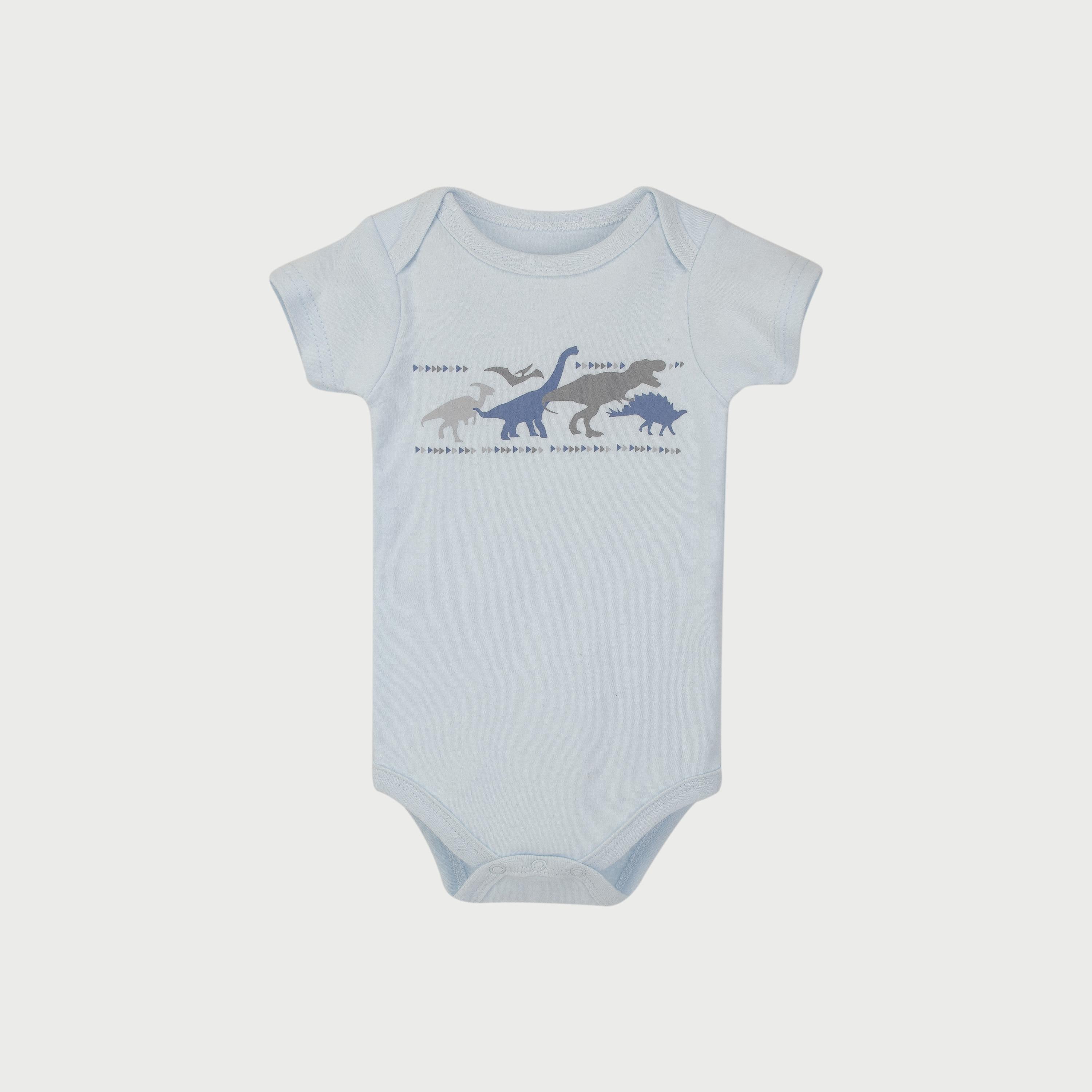 طقم للرضع 3 قطع من هدسون بيبي، ديناصور-baby-boys-clothing-winterwear-rompers-image-2