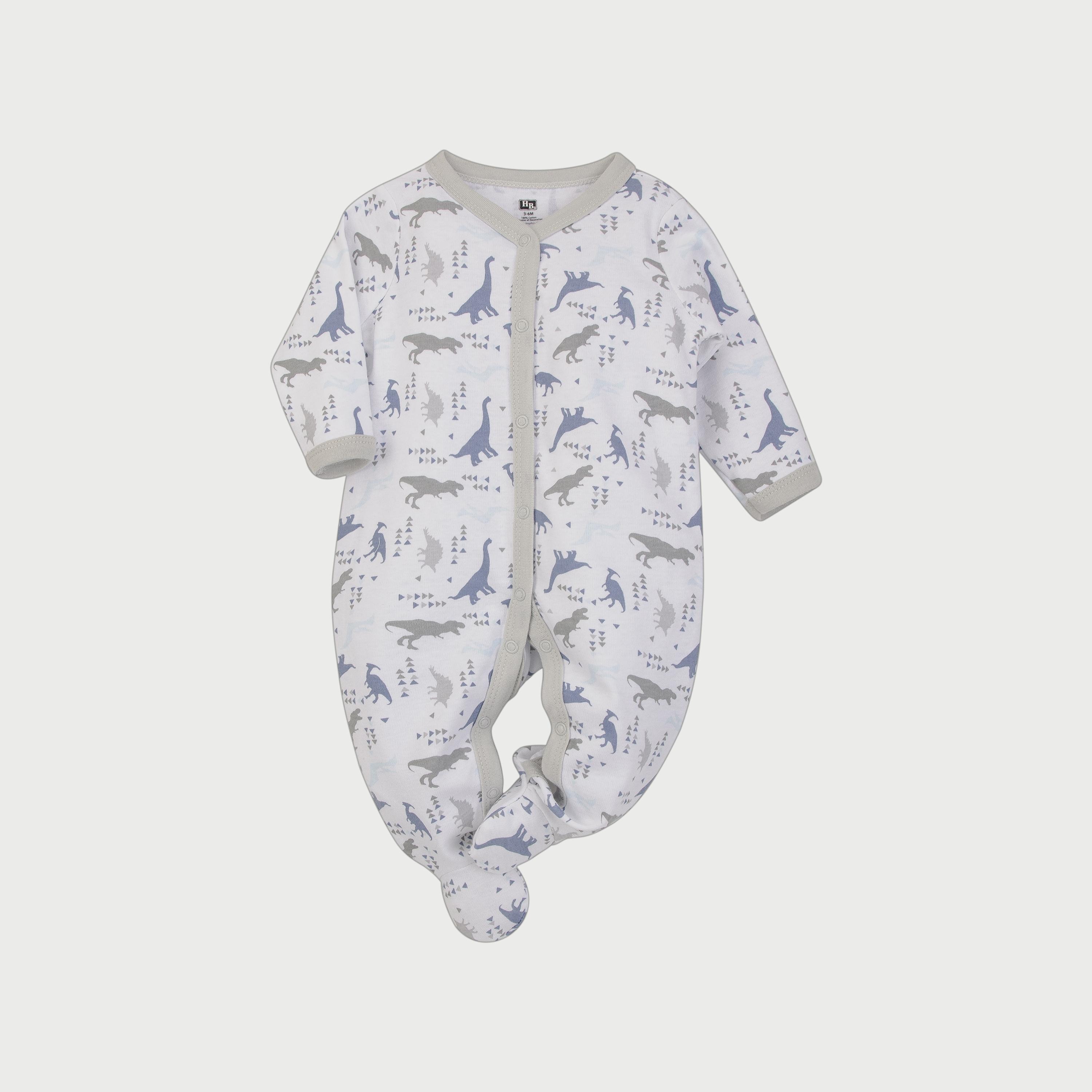 طقم للرضع 3 قطع من هدسون بيبي، ديناصور-baby-boys-clothing-winterwear-rompers-image-3