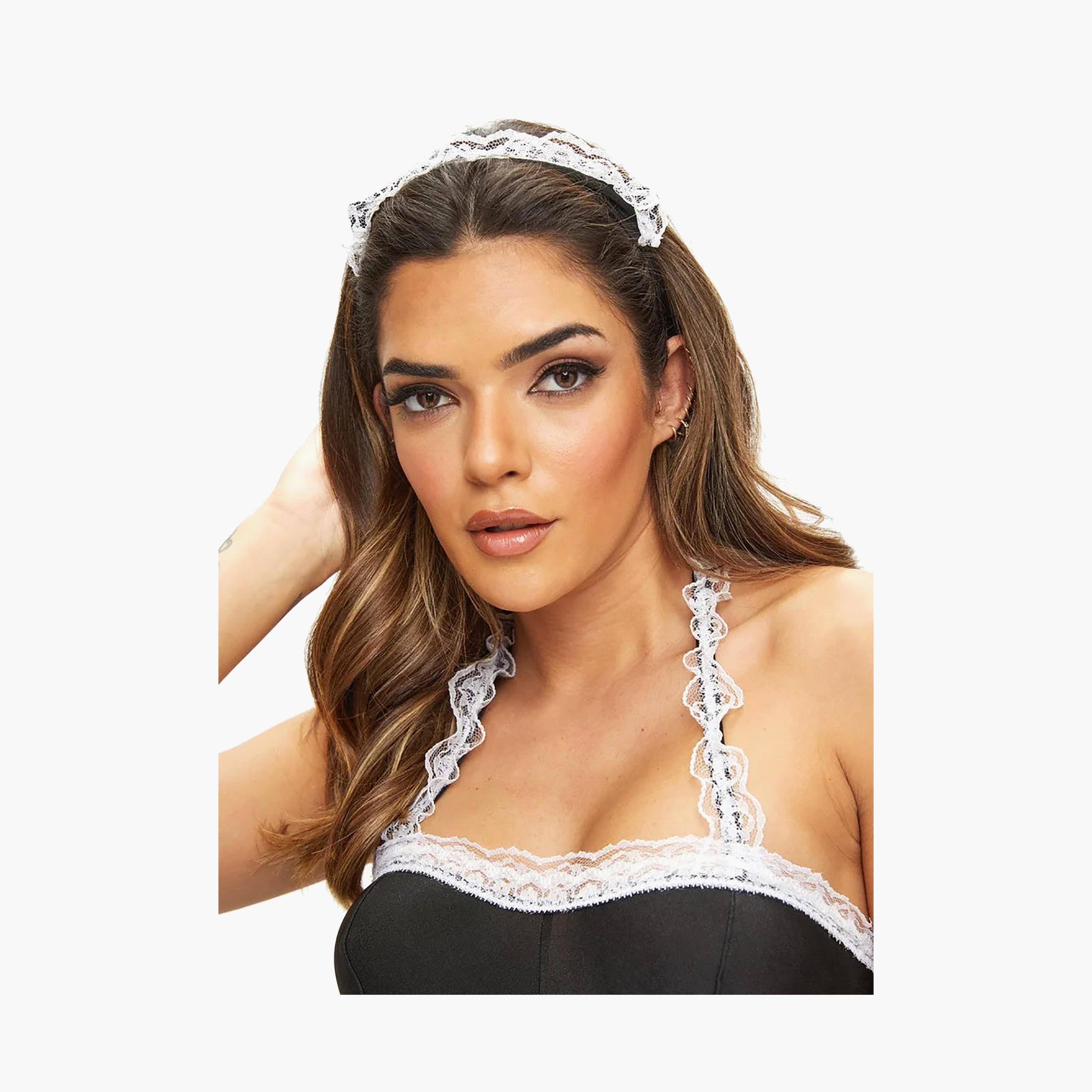 زي مايد تو بليجر نسائي من الدانتيل الأسود من آن سمرز-women-clothing-lingerie-babydollsandbodysuits-image-3