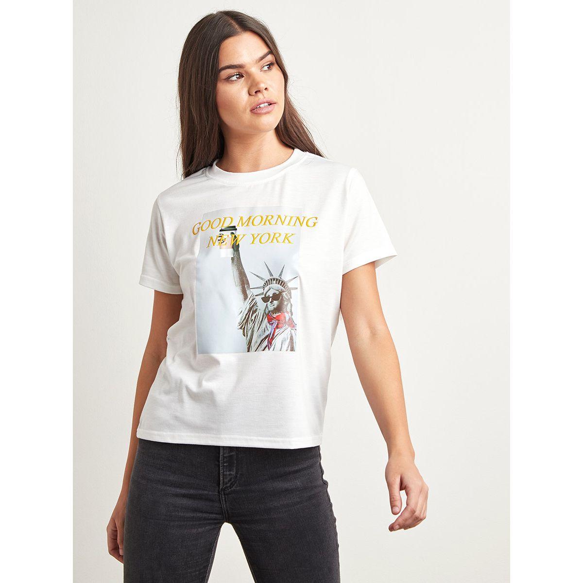 Styli New York Graphic Print Slim Fit T-Shirt-women-clothing-tshirts-image-1