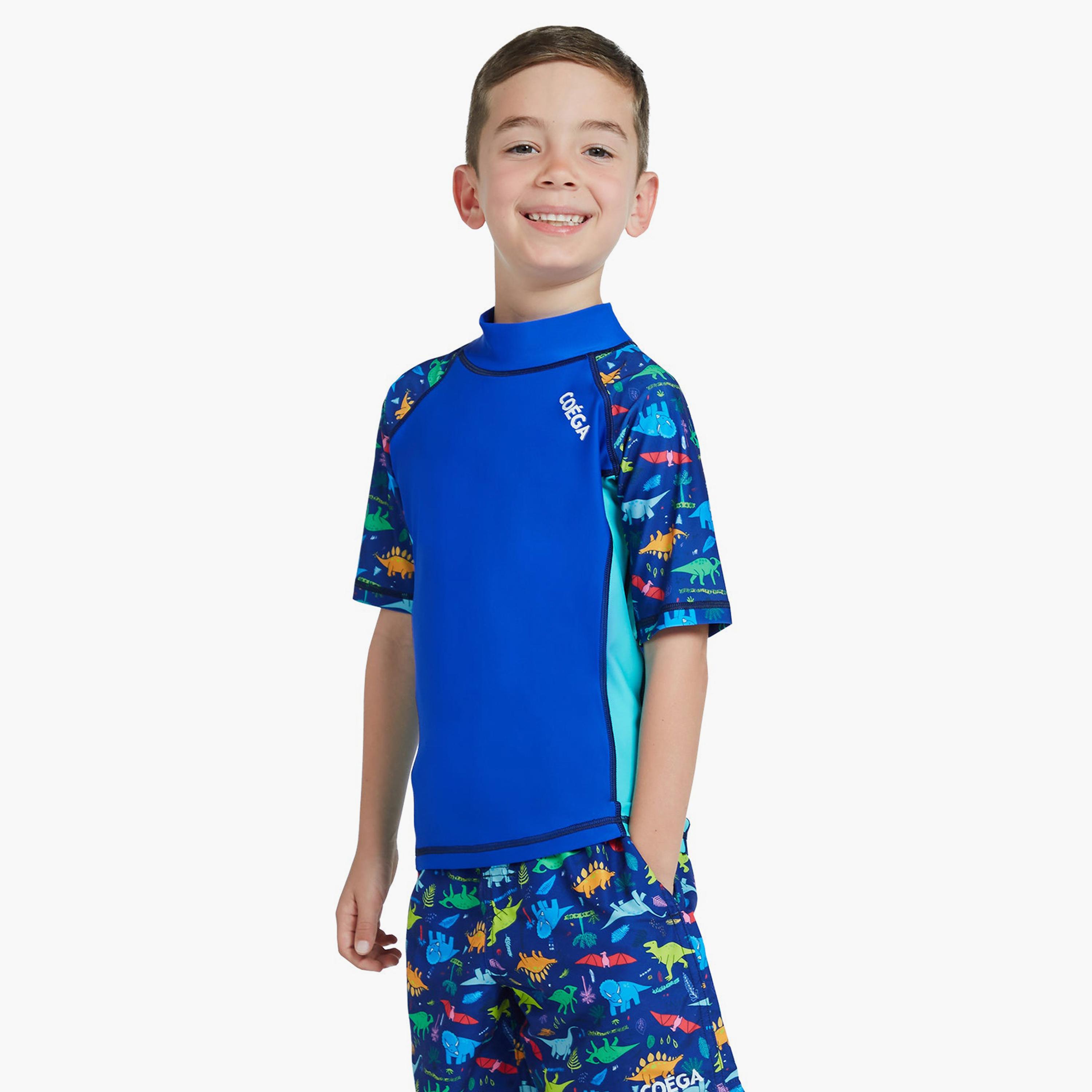 كويغا - قميص واقي من الشمس بأكمام قصيرة للأولاد، أزرق اللون-boys-clothing-sportswear-swimwear-image-3