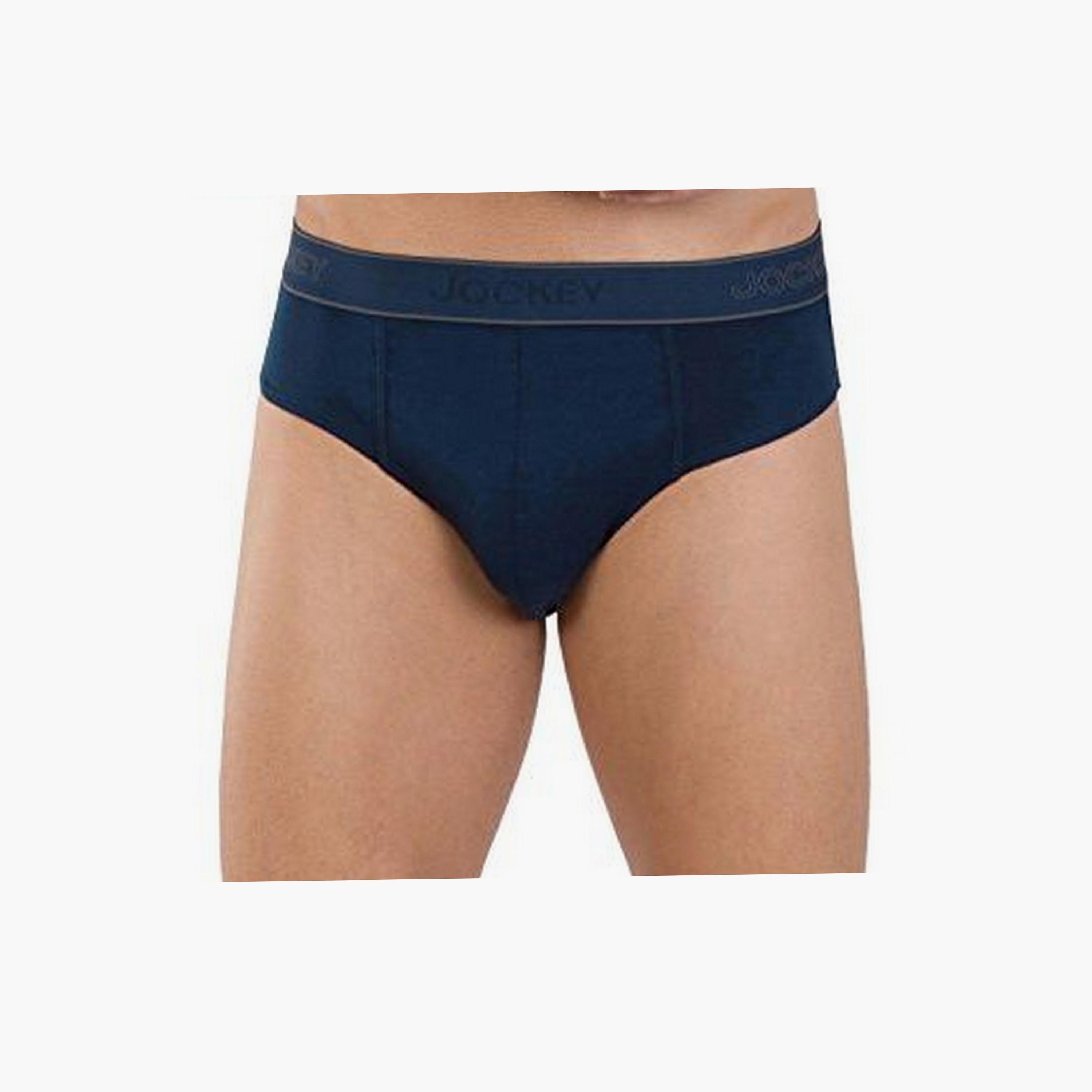 Jockey Assorted Pack of 2 Brand Print Waistband Men's Briefs-men-clothing-innerwear-underwear-image-3