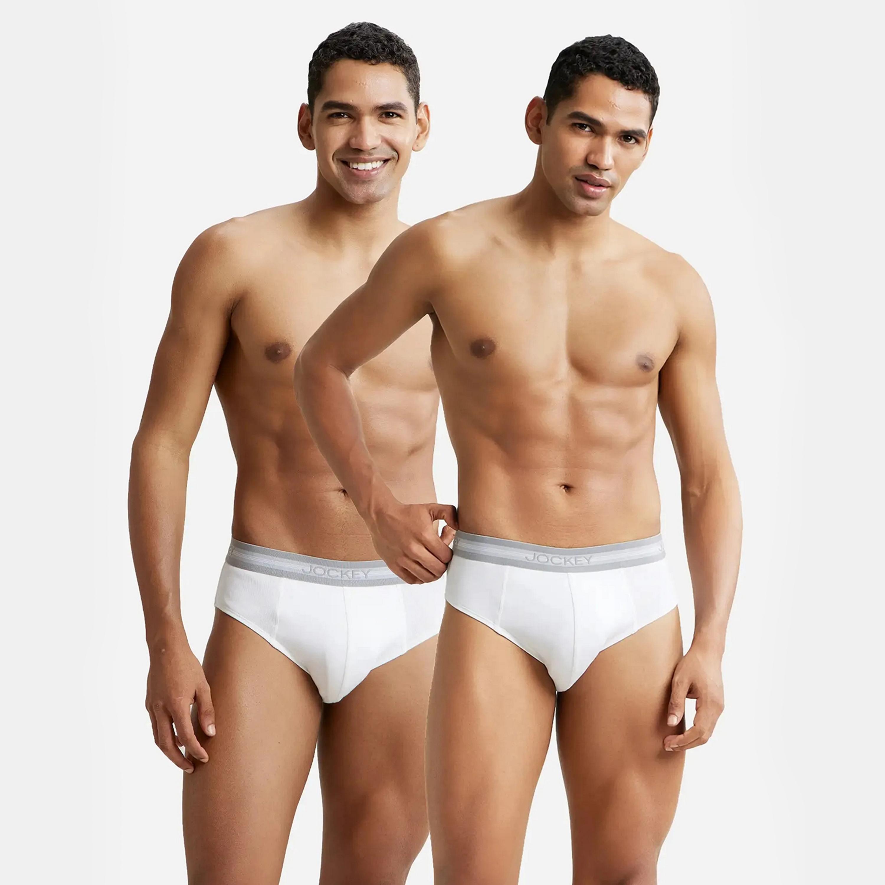مجموعة من 2 سروال داخلي رجالي سادة من جوكي-men-clothing-innerwear-underwear-image-2