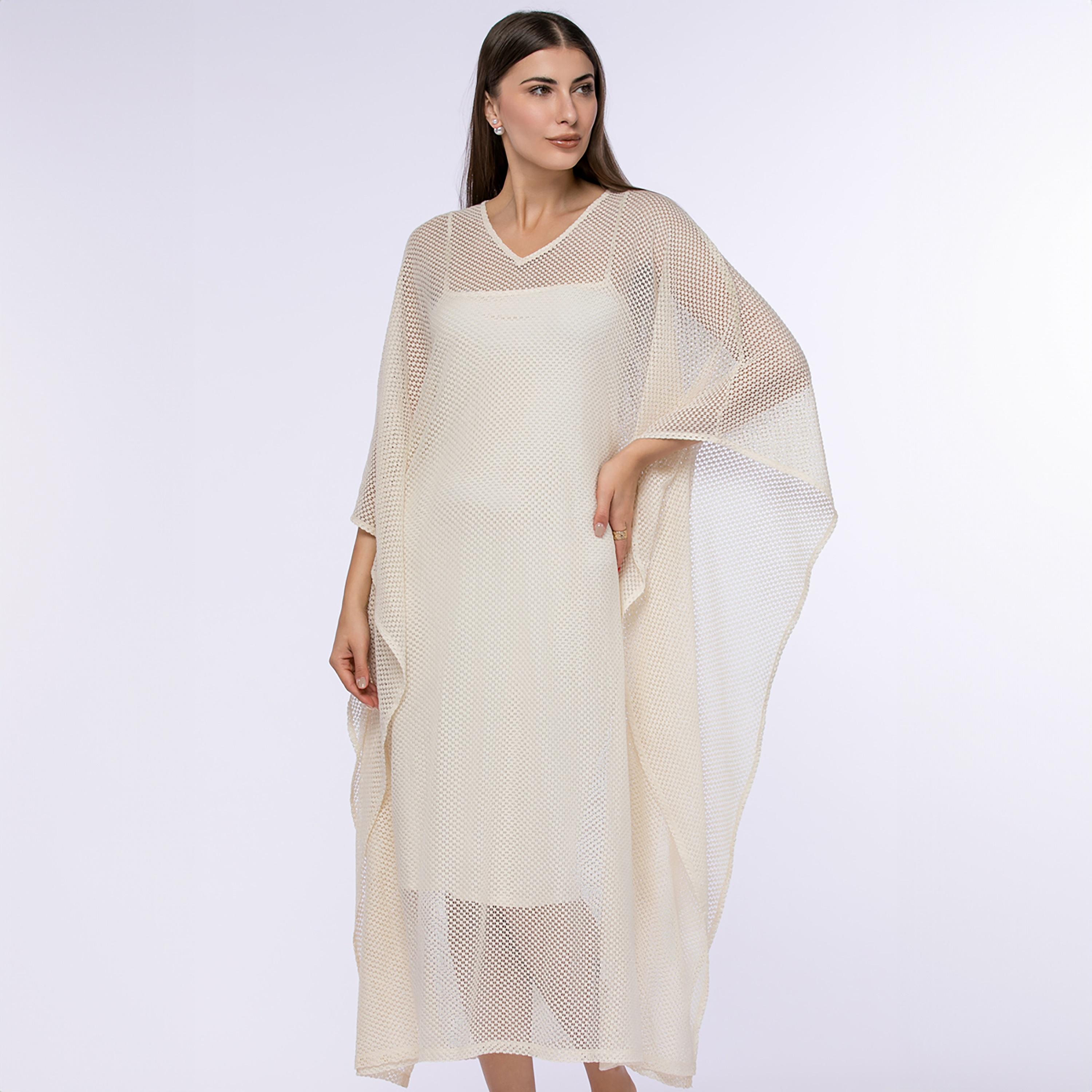 Rina Mesh Dress V-Neck Midi Dress-women-clothing-dresses-image-2