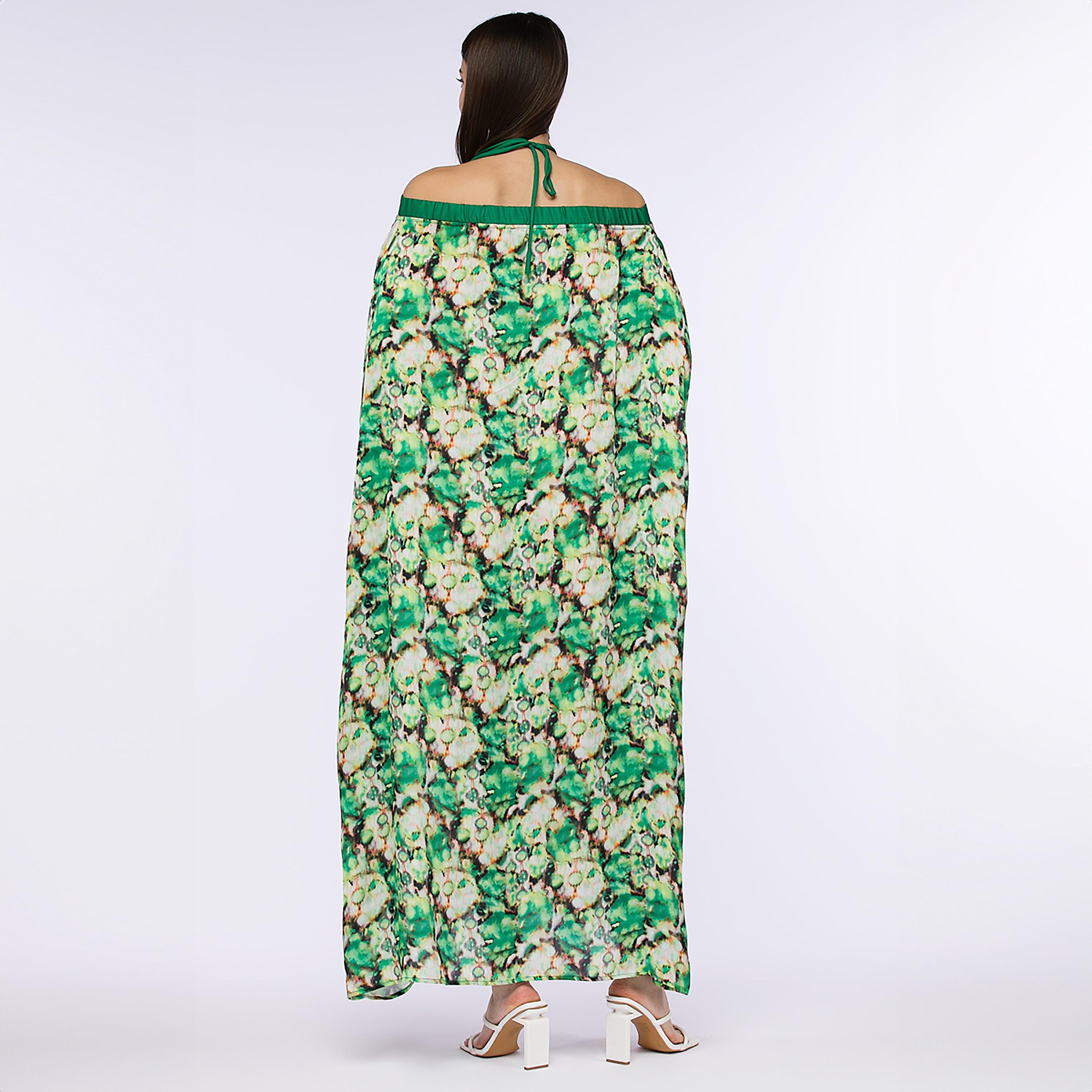 Rina Floral Halter Neck Kaftan Maxi Dress-women-clothing-dresses-image-3