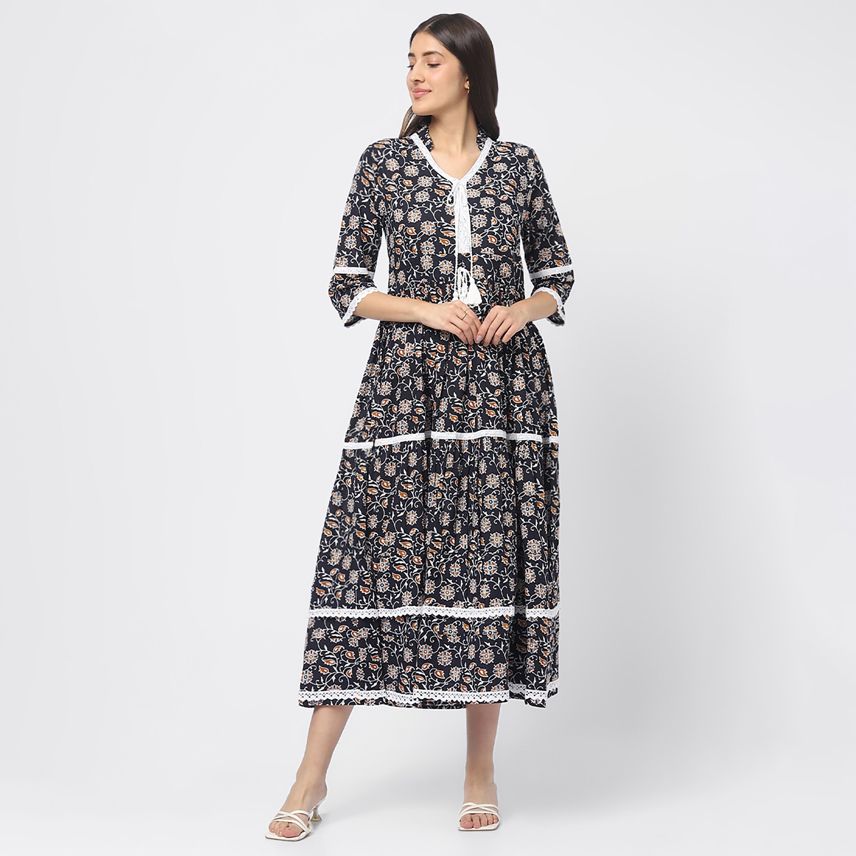Rina Floral V-Neck Tiered Midi Dress-women-clothing-dresses-image-1