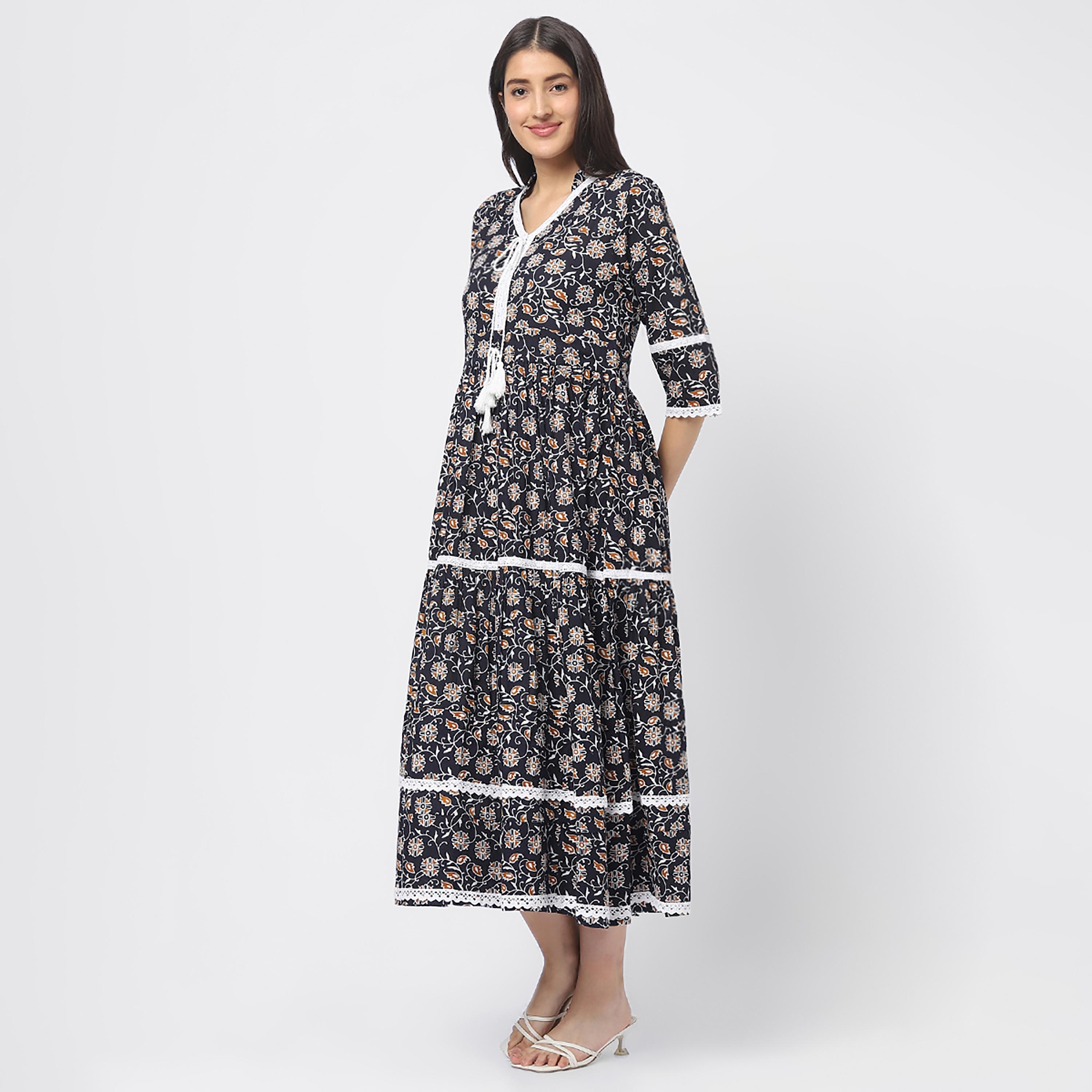 Rina Floral V-Neck Tiered Midi Dress-women-clothing-dresses-image-2