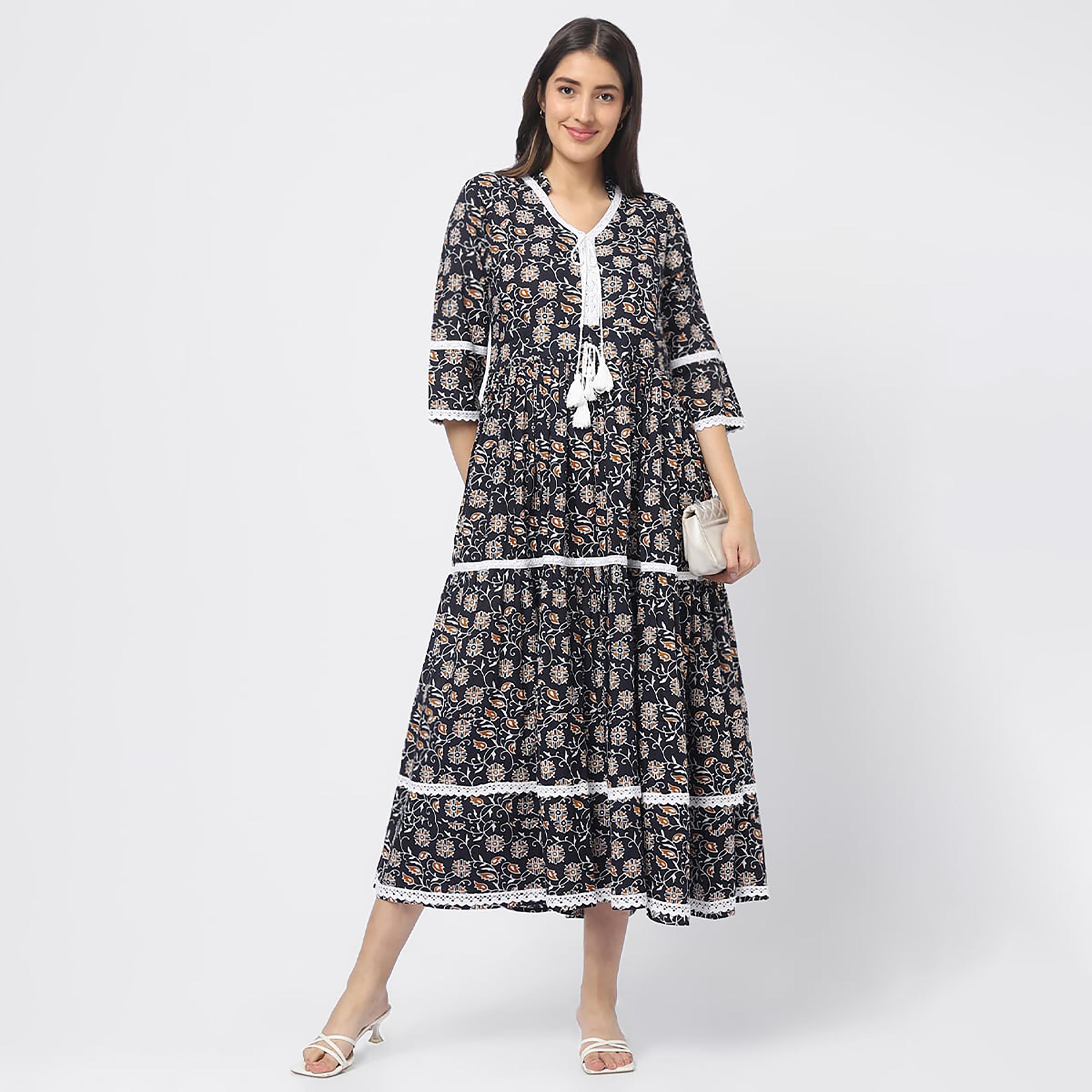 Rina Floral V-Neck Tiered Midi Dress-women-clothing-dresses-image-3