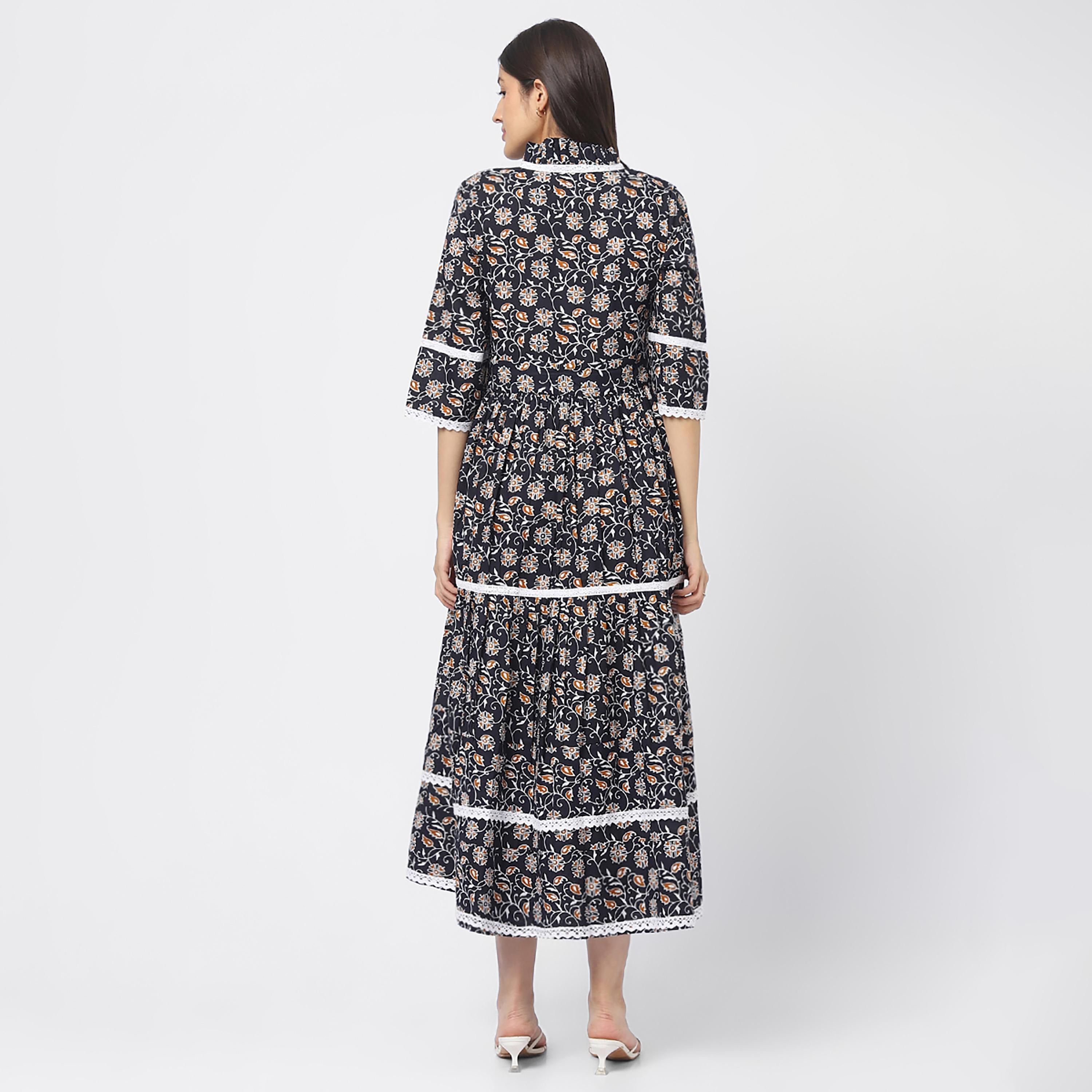 Rina Floral V-Neck Tiered Midi Dress-women-clothing-dresses-image-4