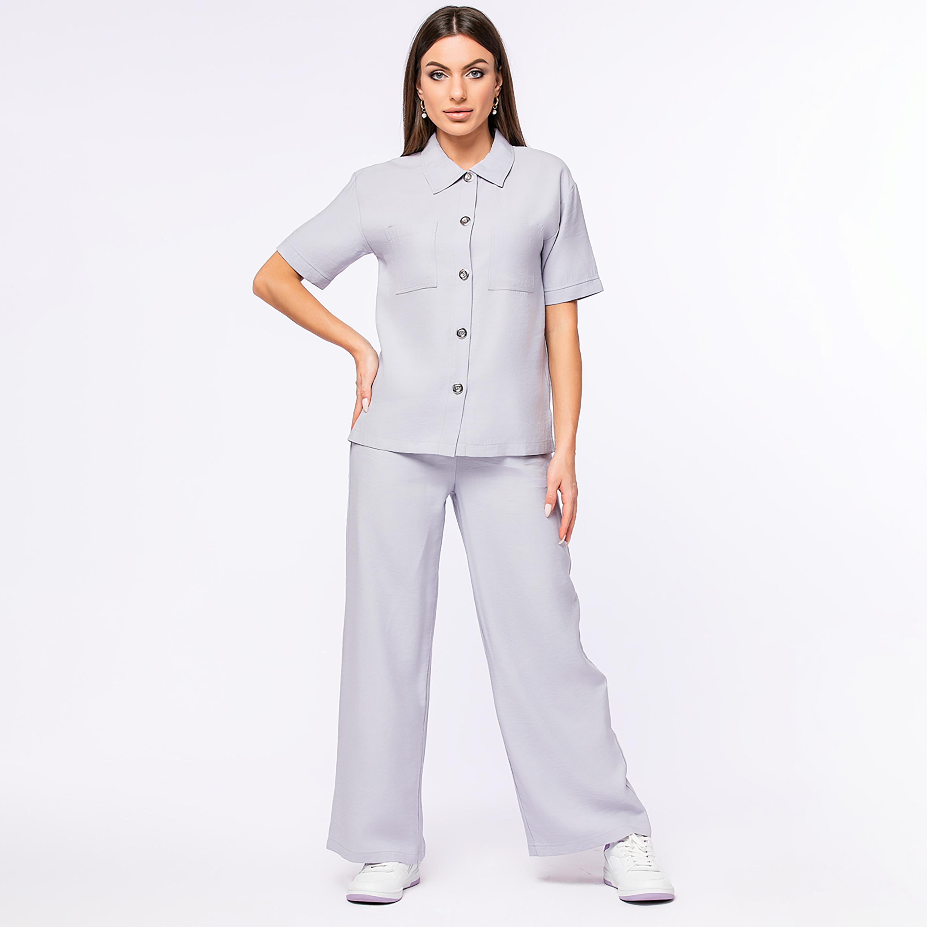Rina Plain Mid-Rise Hook & Eye Pants with Side Pocket-women-clothing-bottoms-trousers-image-2