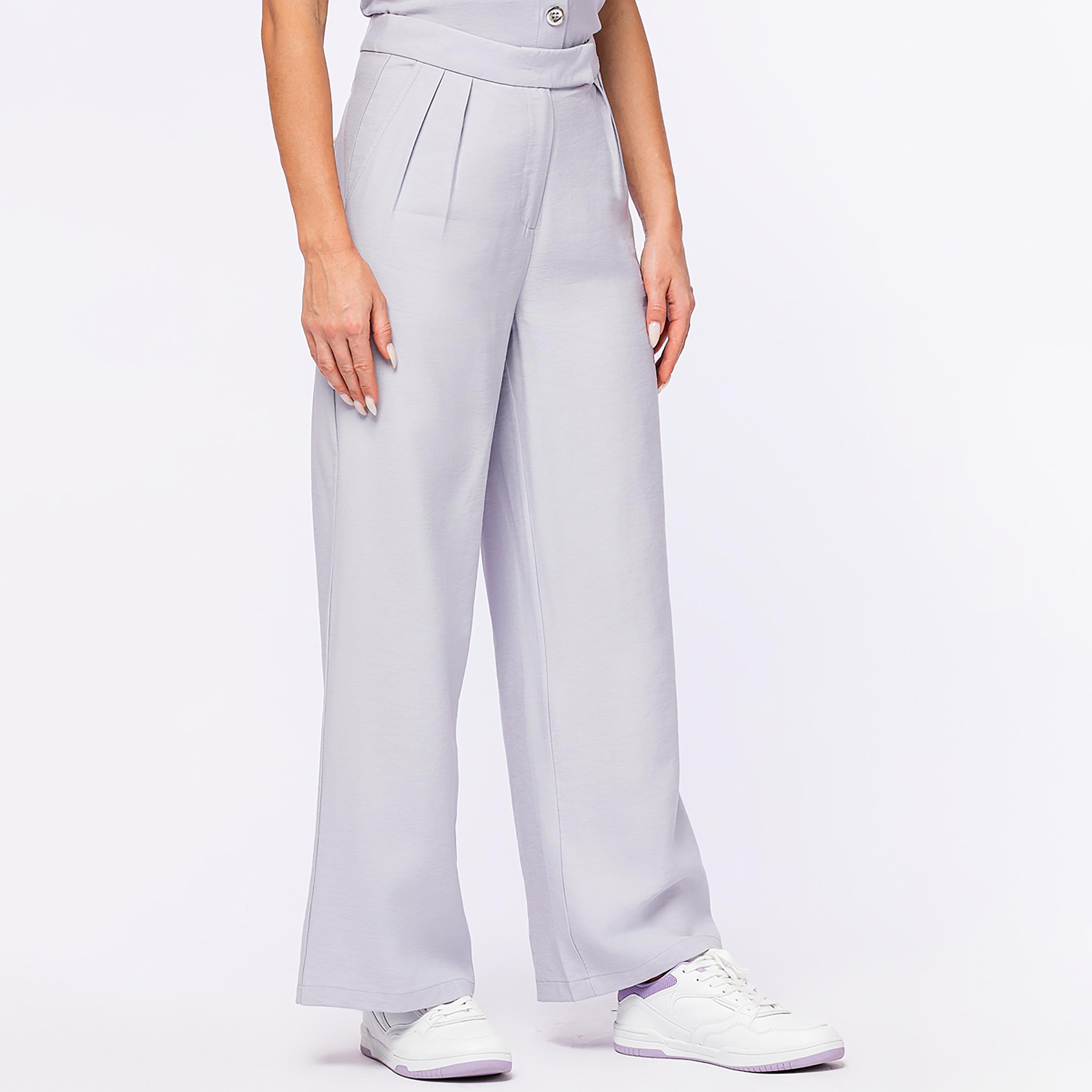 Rina Plain Mid-Rise Hook & Eye Pants with Side Pocket-women-clothing-bottoms-trousers-image-3