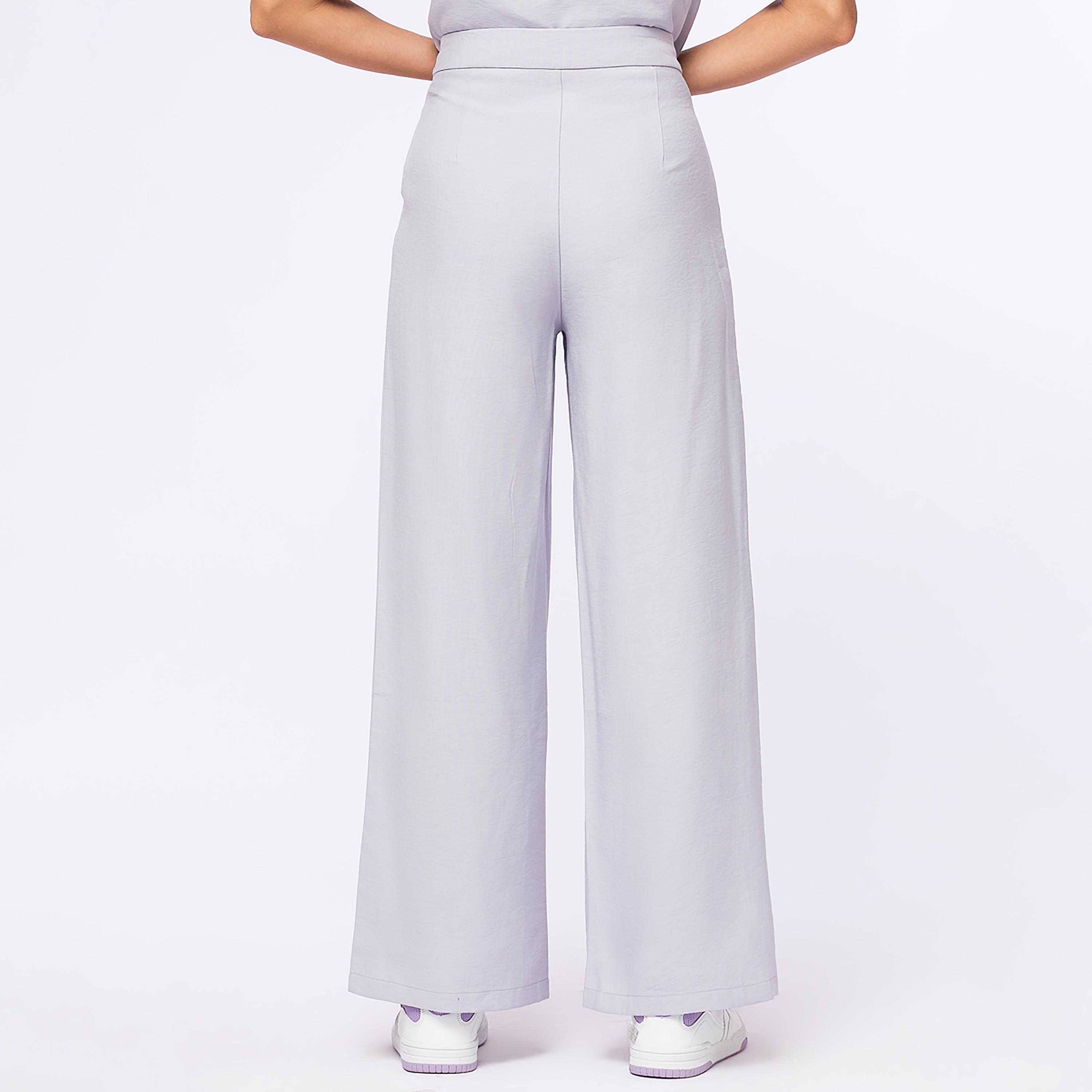Rina Plain Mid-Rise Hook & Eye Pants with Side Pocket-women-clothing-bottoms-trousers-image-4
