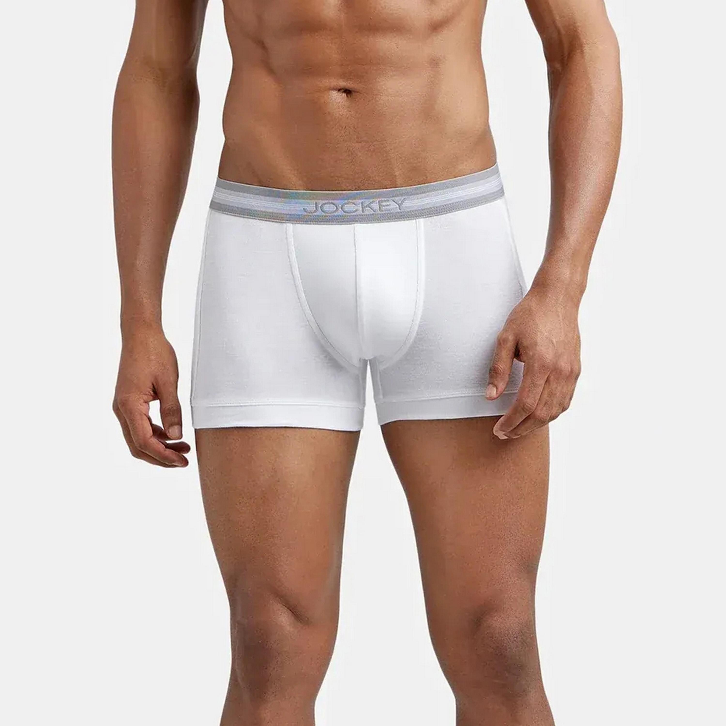 Jockey Brand Print Waistband Men's Trunks-men-clothing-innerwear-underwear-image-1