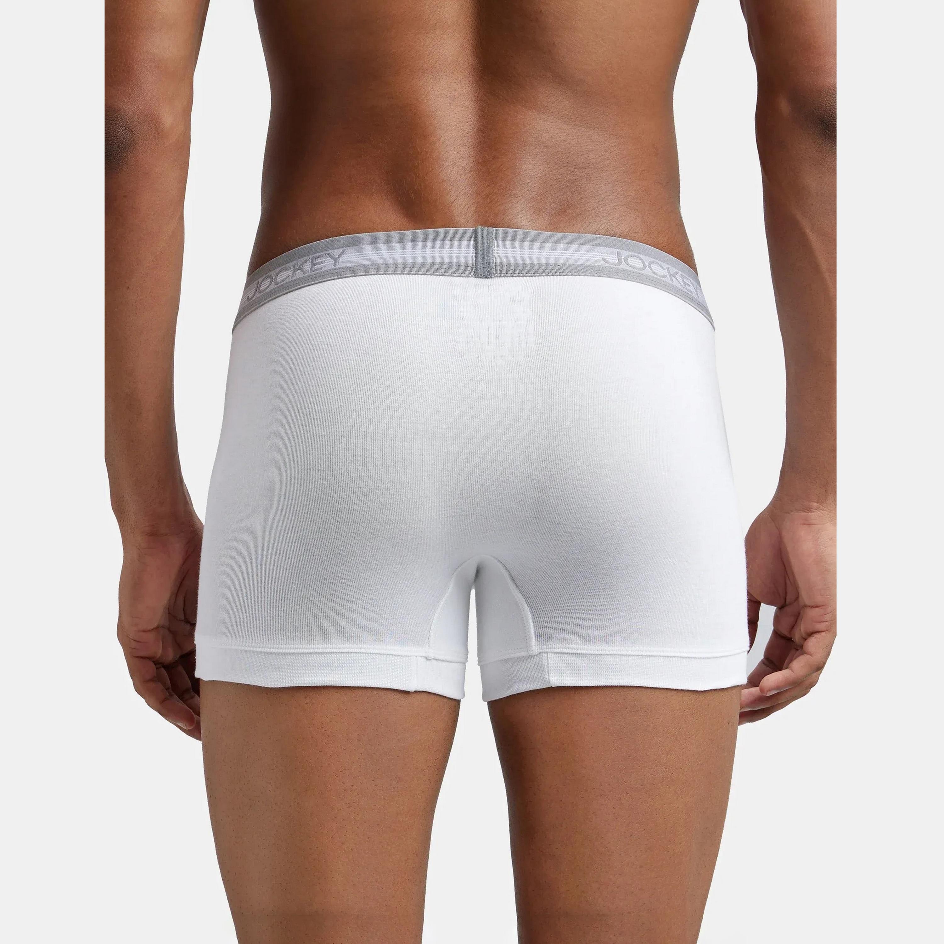 Jockey Brand Print Waistband Men's Trunks-men-clothing-innerwear-underwear-image-4