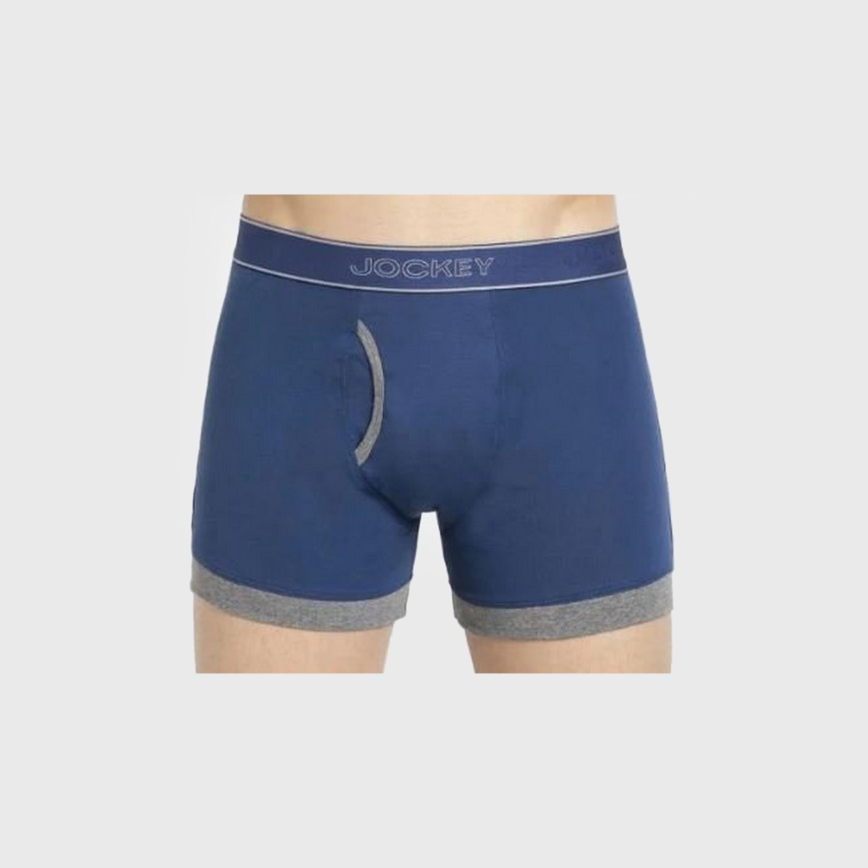 Jockey Assorted Brand Print Waistband Men's Trunks-men-clothing-innerwear-underwear-image-4