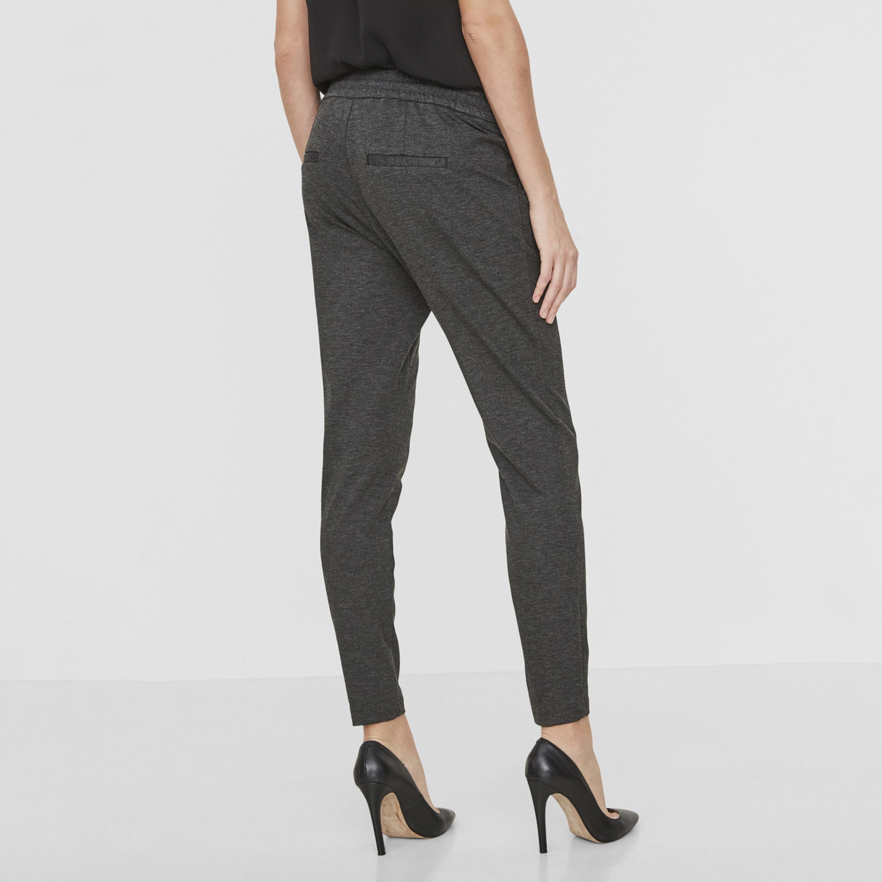 Vero Moda Heather Drawstring Waist Tapered Women's Track Pants-women-clothing-bottoms-joggers-image-3