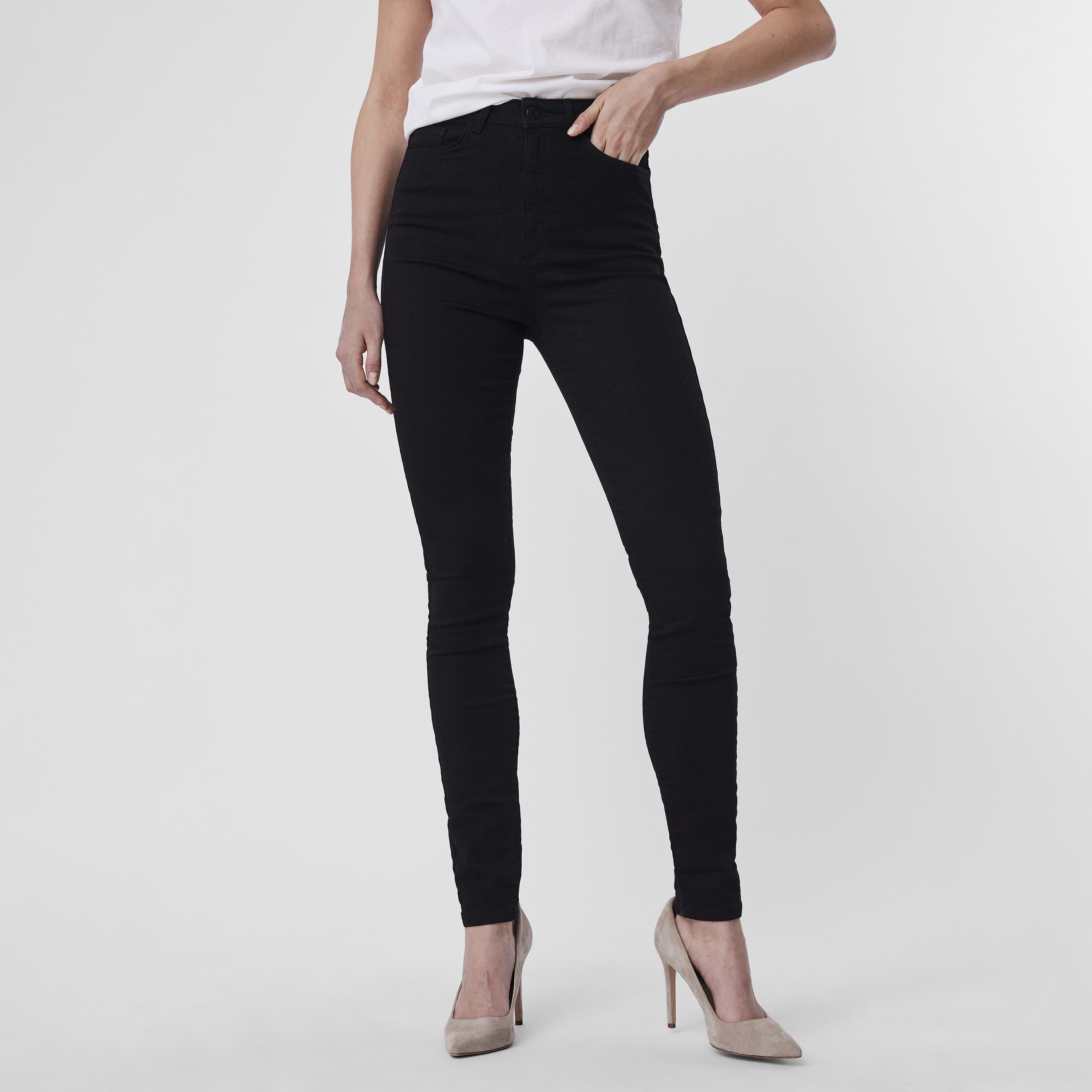 Vero Moda Skinny Plain High Rise Women's Jeans-women-clothing-jeans-image-1